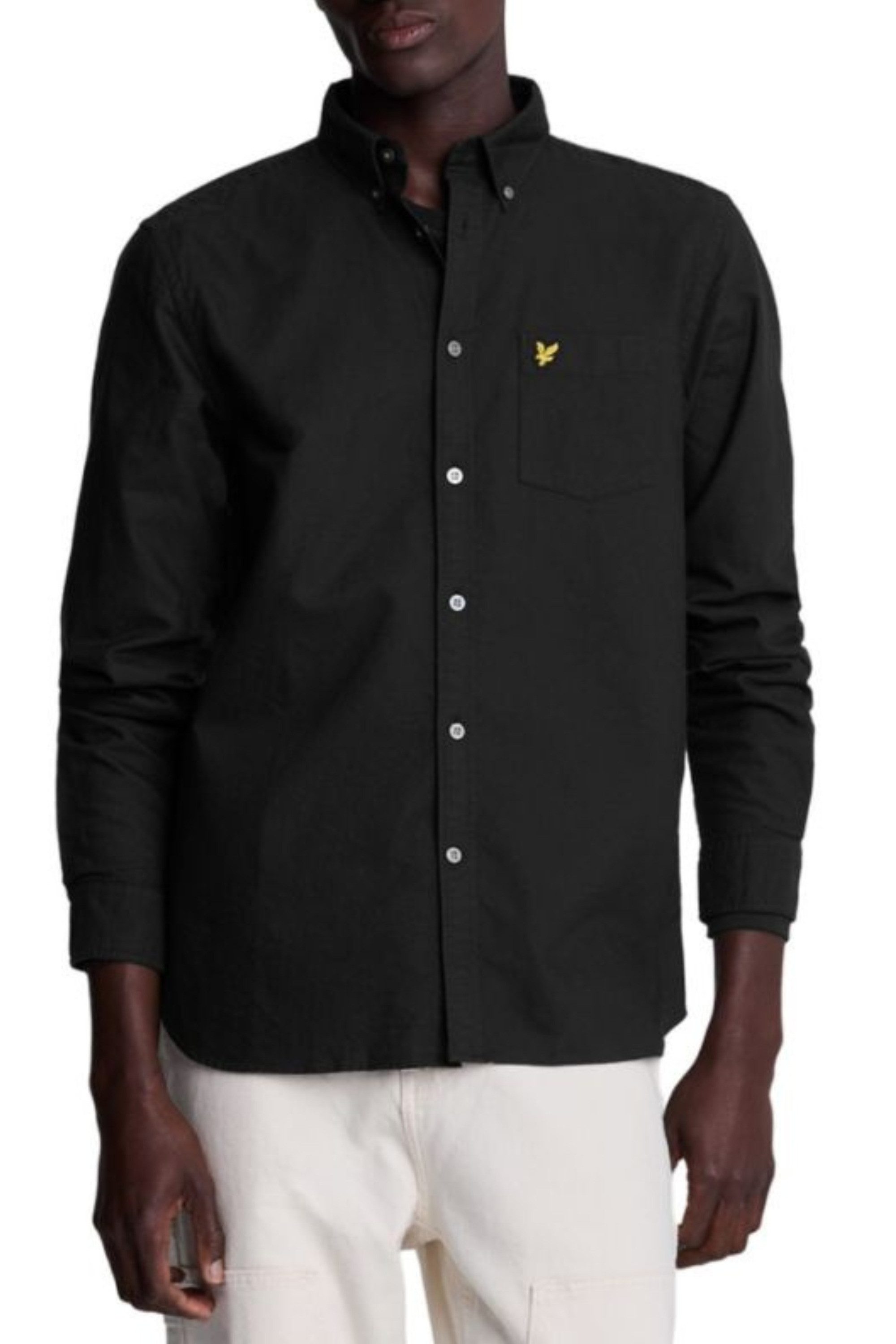 Lyle & Scott Langarmhemd Herren, 100% günstig online kaufen
