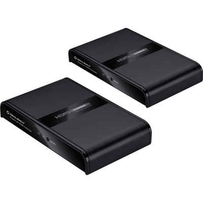 Oehlbach »PowerLAN HDMI Extender Set (berträgt HDMI und IR-Signale der Fernbedienung bis zu 300m über Stromnetz) schwarz« HDMI-Kabel