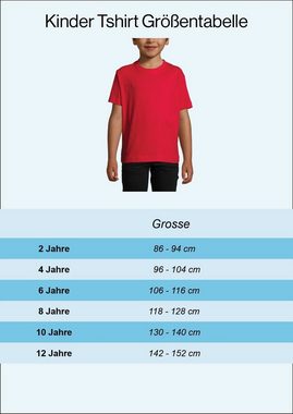 Youth Designz T-Shirt Belgien Kinder T-Shirt im Fußball Trikot Look mit trendigem Motiv