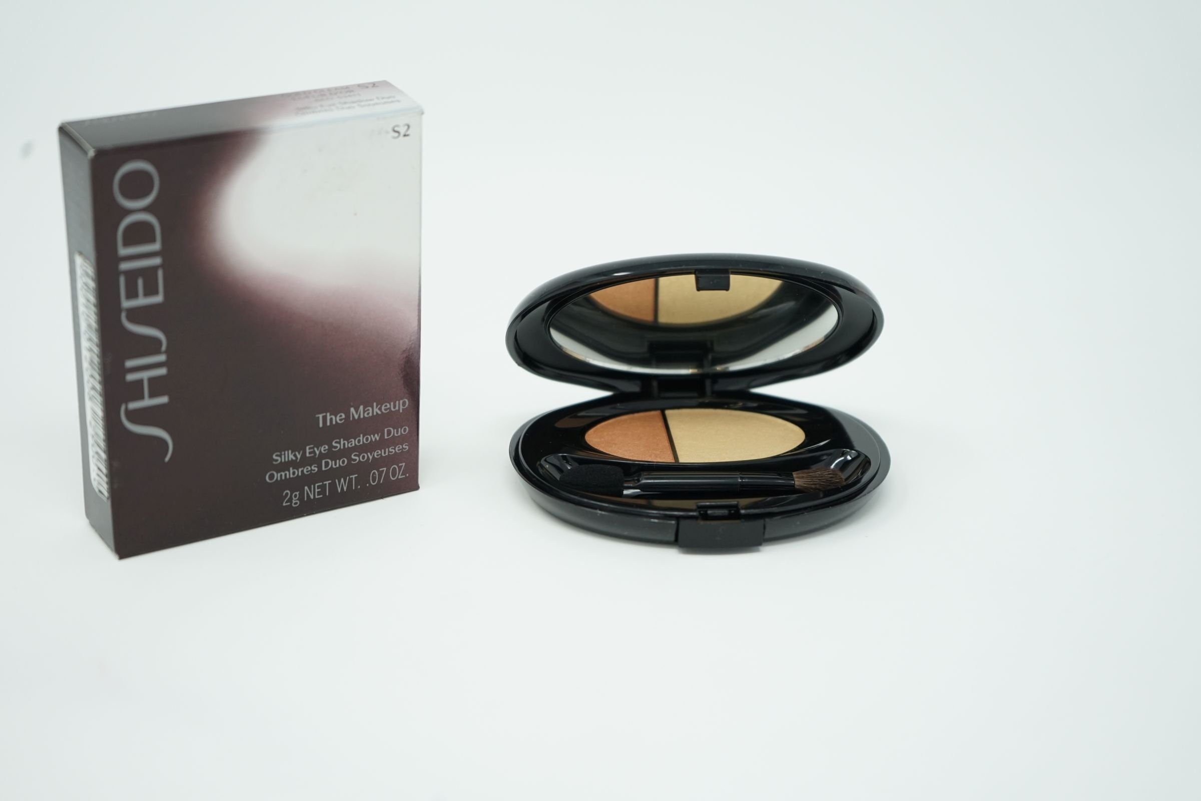SHISEIDO Lidschatten Shiseido The Makeup Eye Shadow Duo S2 Gold Gleam