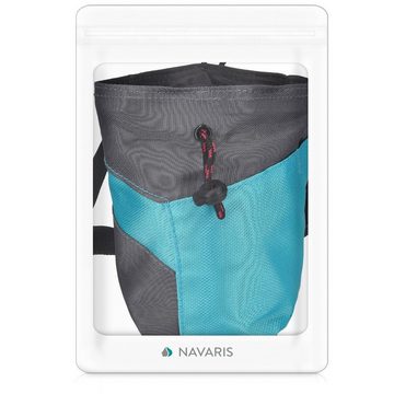 Navaris Beuteltasche Boulder- und Kletter-Kreidebeutel - Mit Taillengurt und Bürstenhalter (1-tlg)
