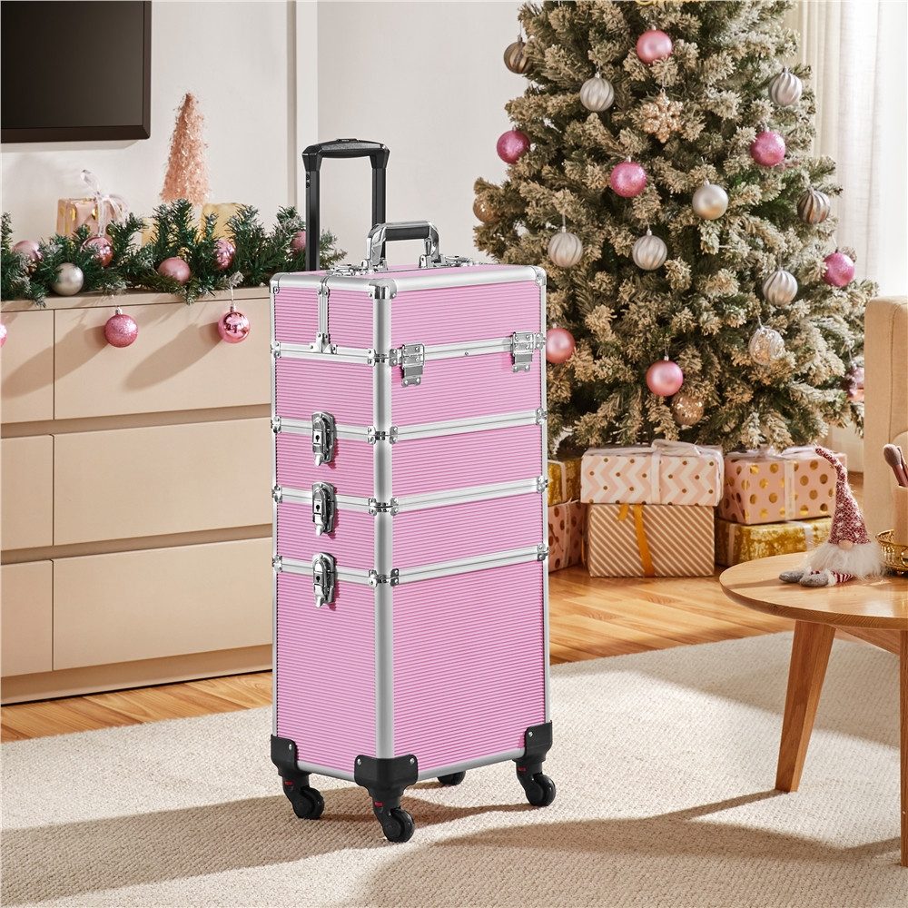 Yaheetech Kosmetikkoffer, Friseurkoffer Schminkkoffer Beauty Case