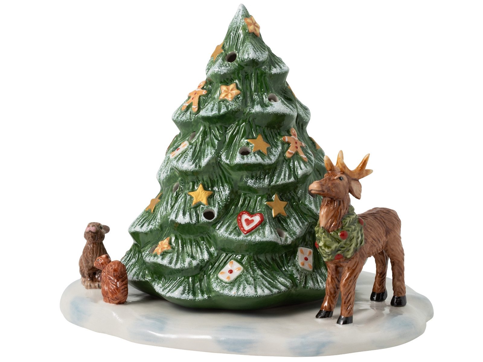 Villeroy & Boch Weihnachtsfigur Christmas Toys Weihnachtsbaum mit Waldtiere günstig online kaufen