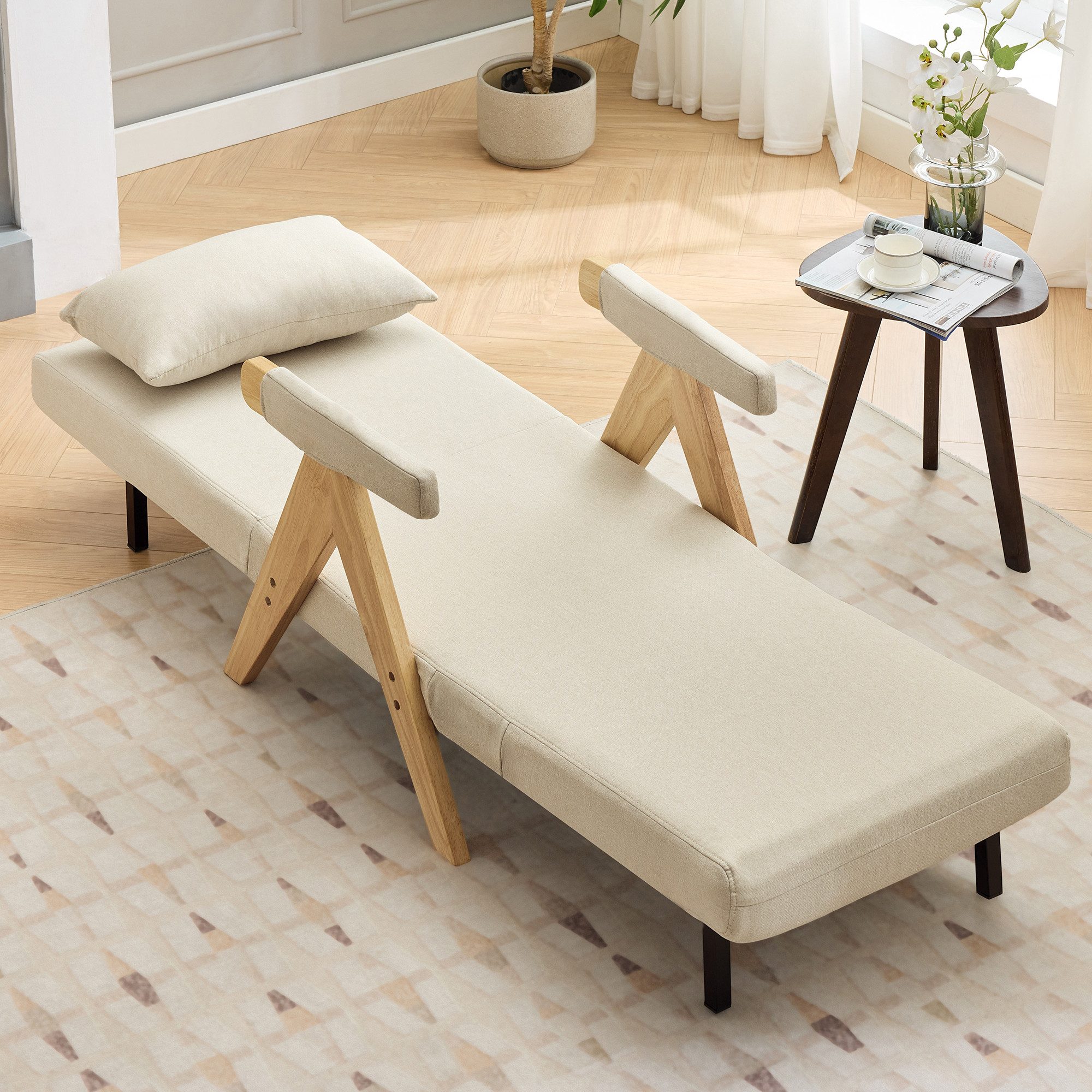 OKWISH Loungesessel 3-in-1-Umbausessel mit Schlaffunktion (Polstersitz, günstig online kaufen