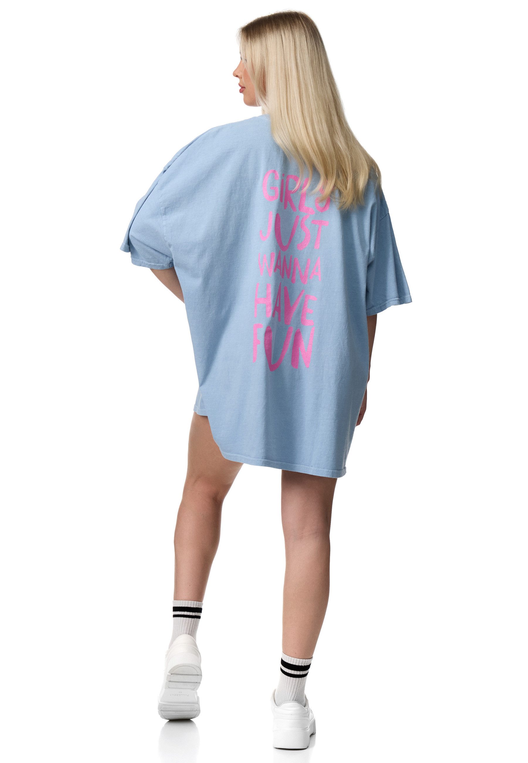 Worldclassca T-Shirt Worldclassca Oversized Girls Print günstig online kaufen