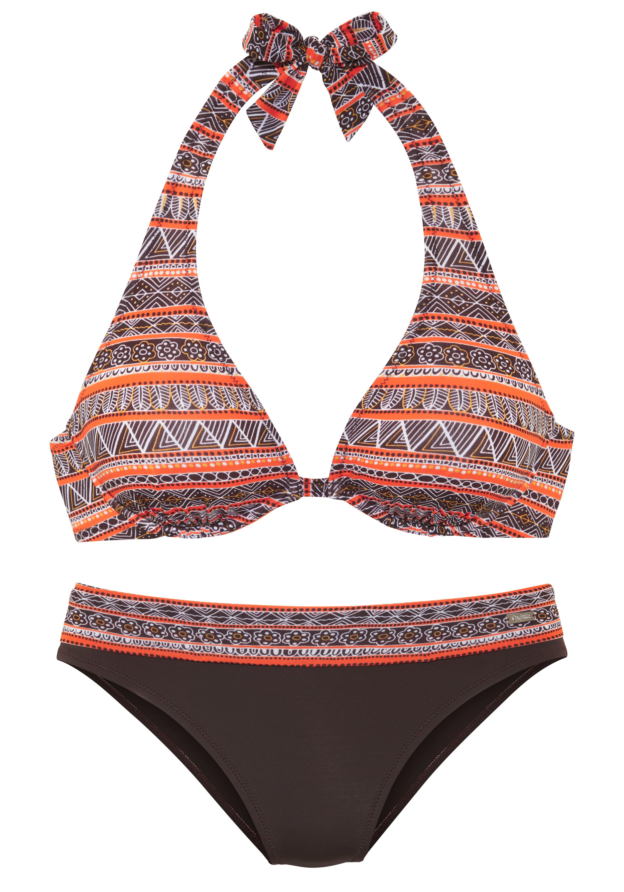 Buffalo Bügel-Bikini Mit trendigem Streifendruck günstig online kaufen