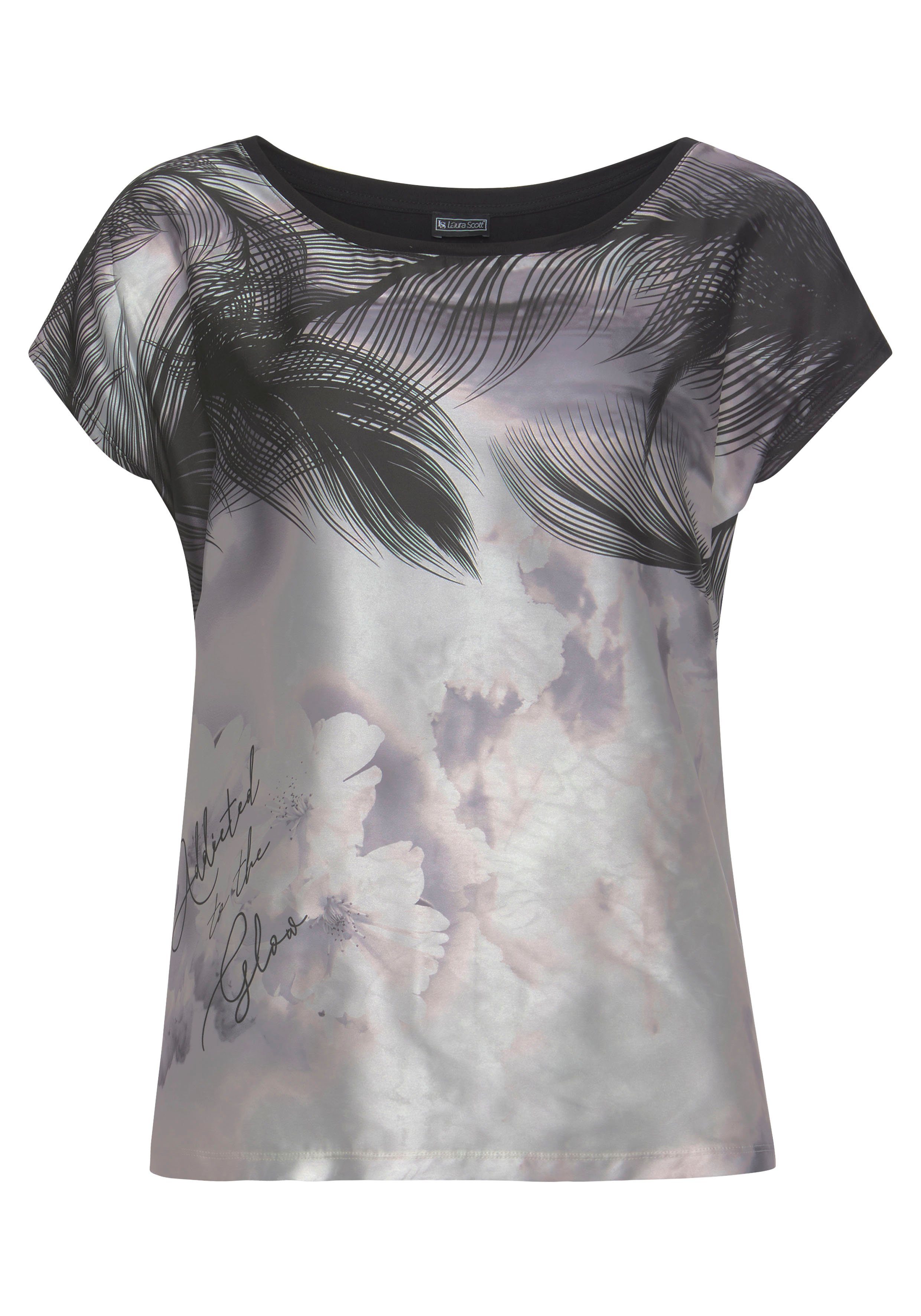 Scott Laura Shirtbluse in Materialmix modischem