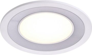 Nordlux LED Einbaustrahler Clyde, LED fest integriert, Warmweiß, Einbauleuchte mit integriertem Dimmer