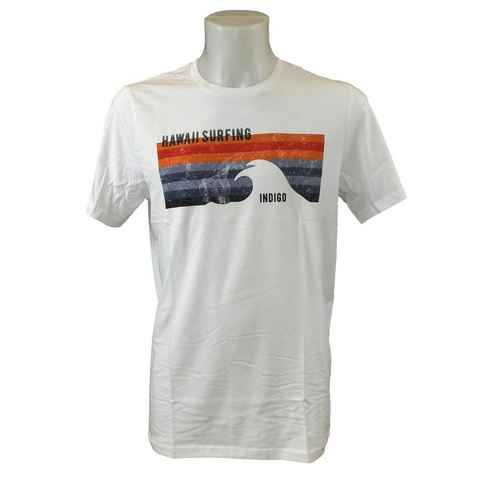 PRODUKT T-Shirt Herren bedruckt Basic BIO Baumwolle Kurzarm Shirt Rundhals Organic