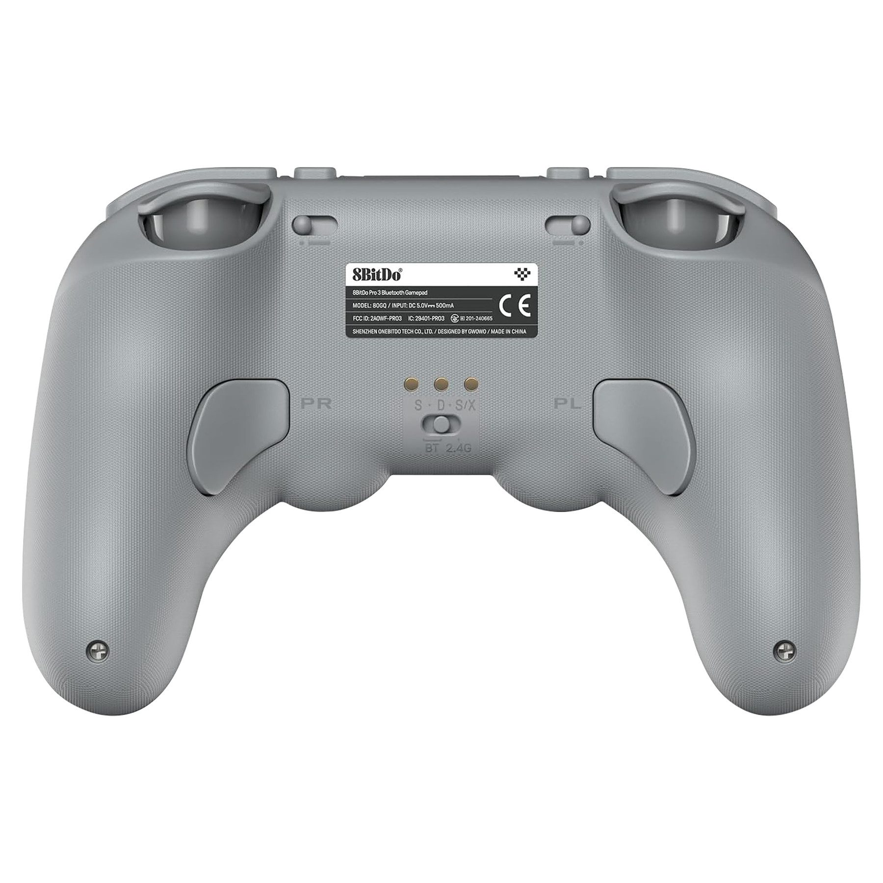 8bitdo Kabelzubehör 8BITDO Pro 3 Bluetooth Controller & Dock, grau