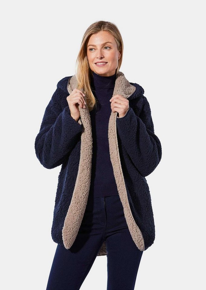 Weatherproof since 1948 Outdoorjacke Winterjacke mit Kapuze Zweiseitige Teddyjacke mit Taschen und Langarm