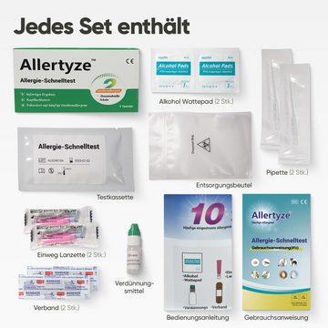 Björn&Schiller Bodentest Allergietest für zuhause, Allertyze 2 Insektenallergene Selbsttest