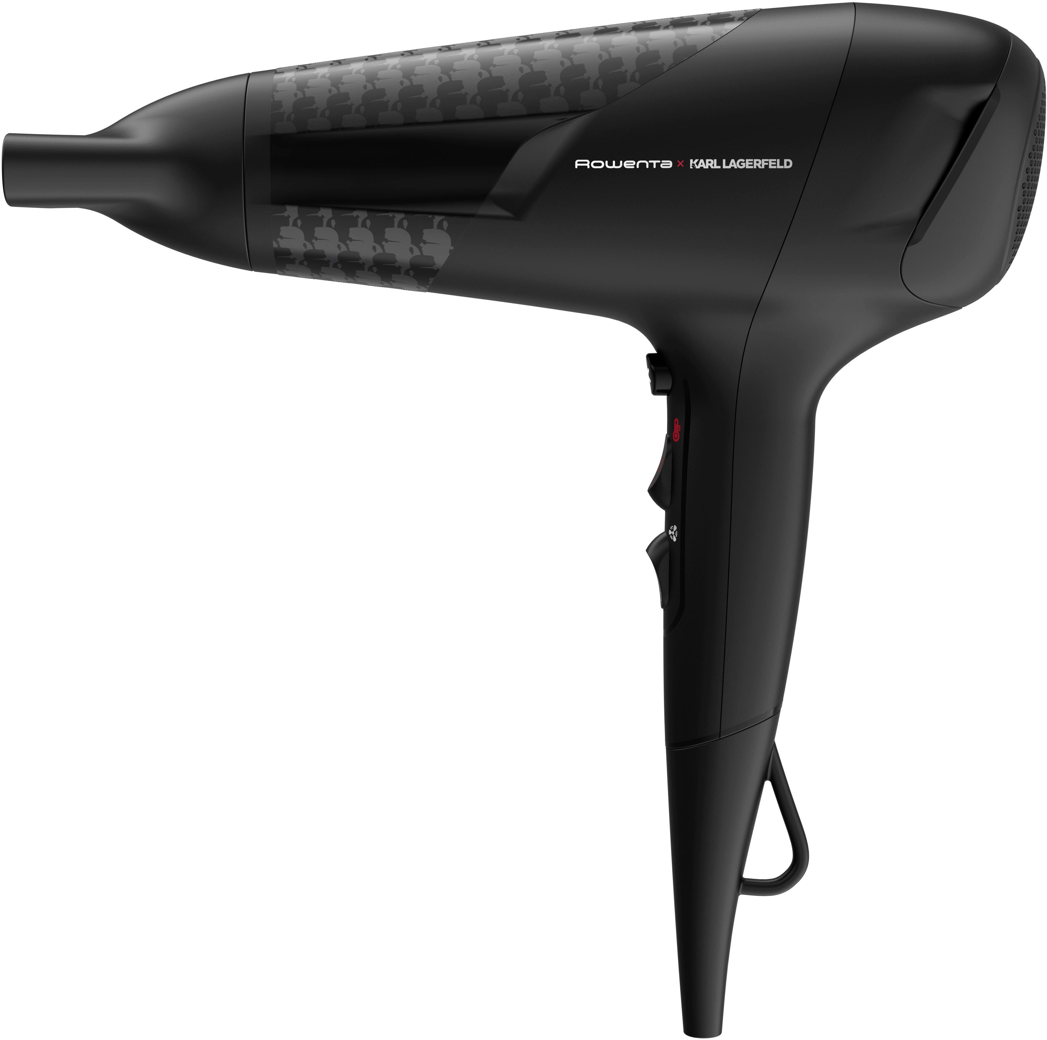 Rowenta Haartrockner Rowenta x Karl Lagerfeld CV581L Studio Dry Haartrockner, 2100 W, energiesparende Effiwatt-Technologie, 6 Einstellungen, Thermo Control
