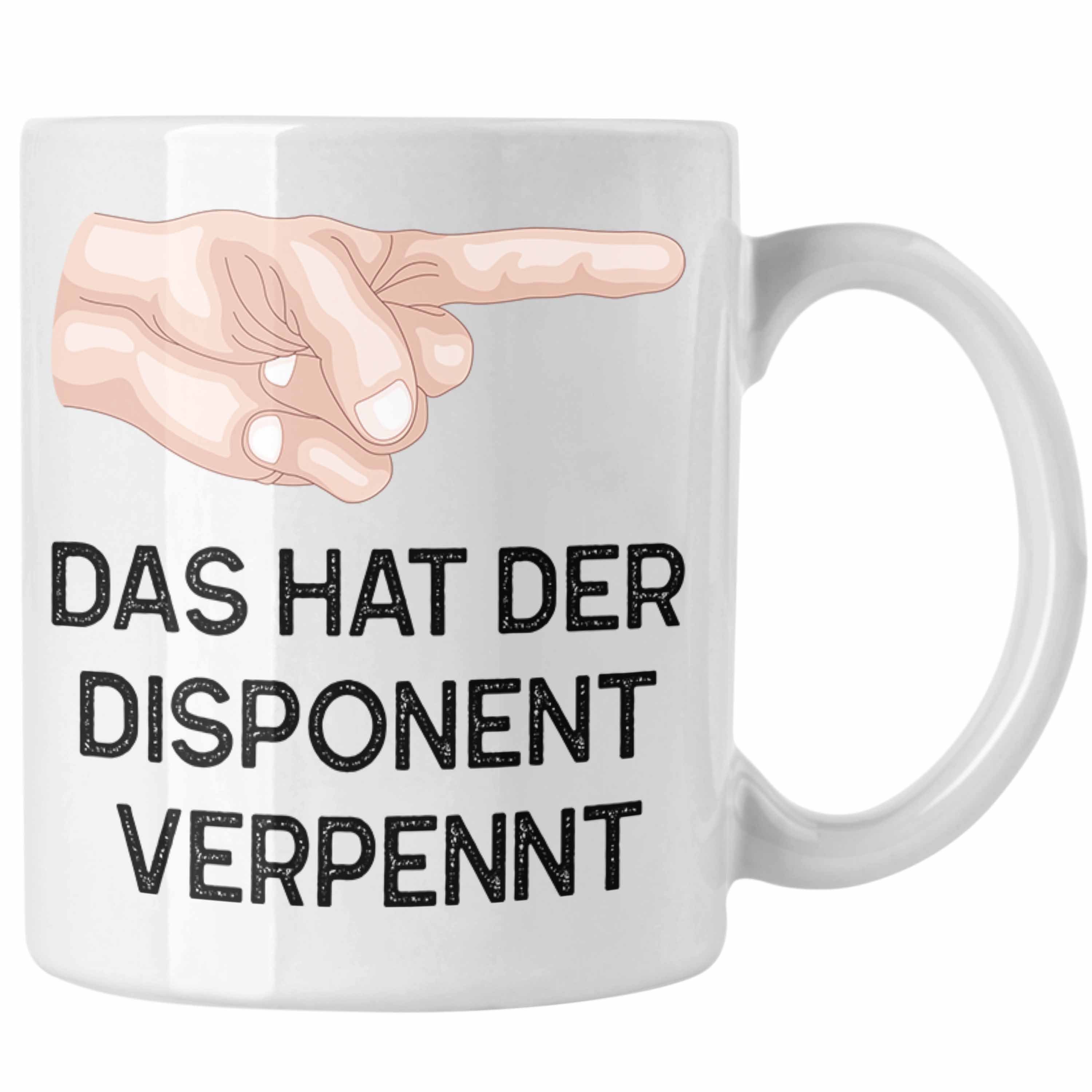 Trendation Tasse Das Hat Disponent Tasse Fernfahrer Geschenk Verpennt Fahrer Der Weiss La LKW