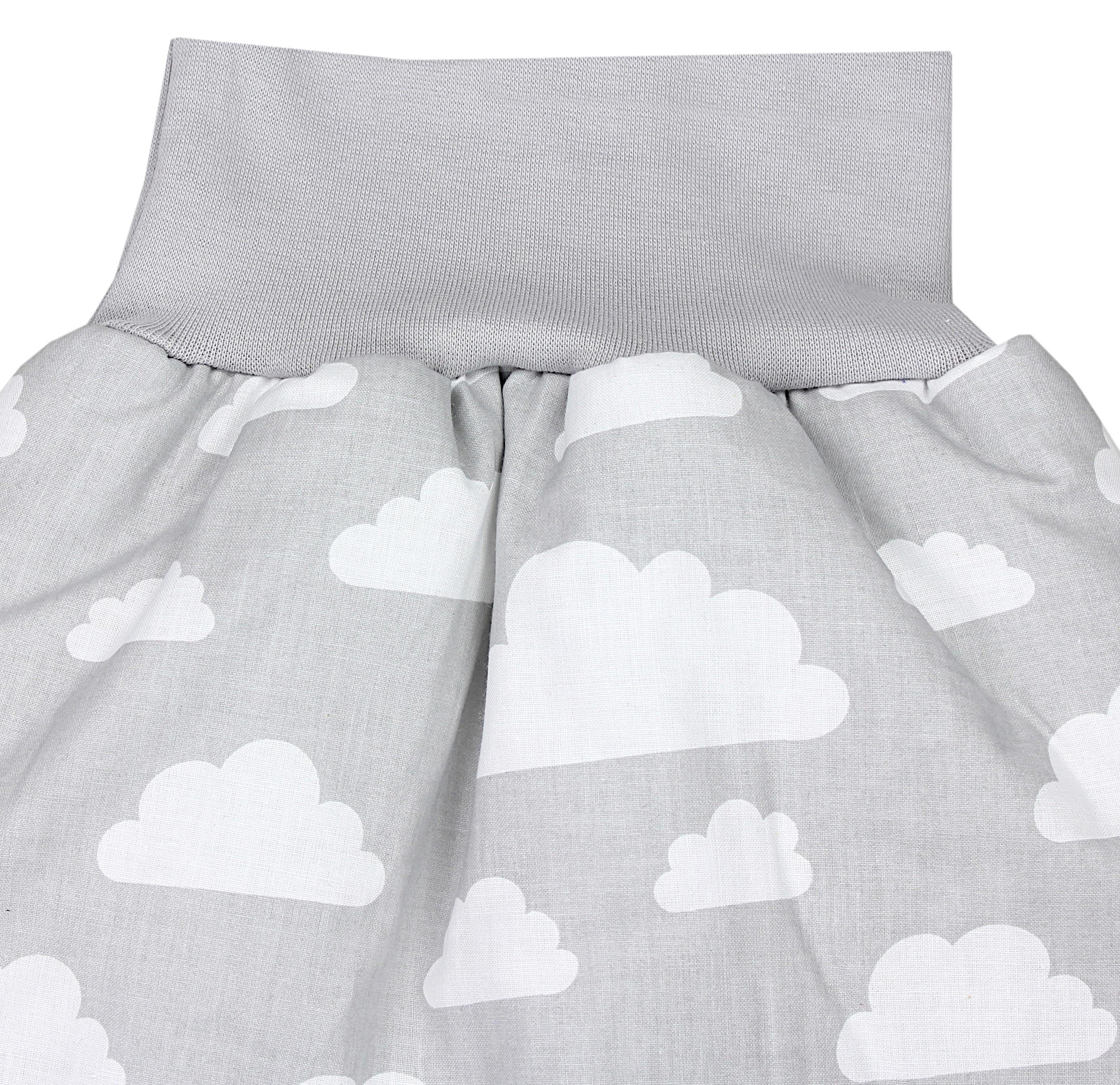 TupTam Babyschlafsack Baby Strampelsack für Wolken Weiß Jungen Mädchen Winterschlafsack Schlafsack