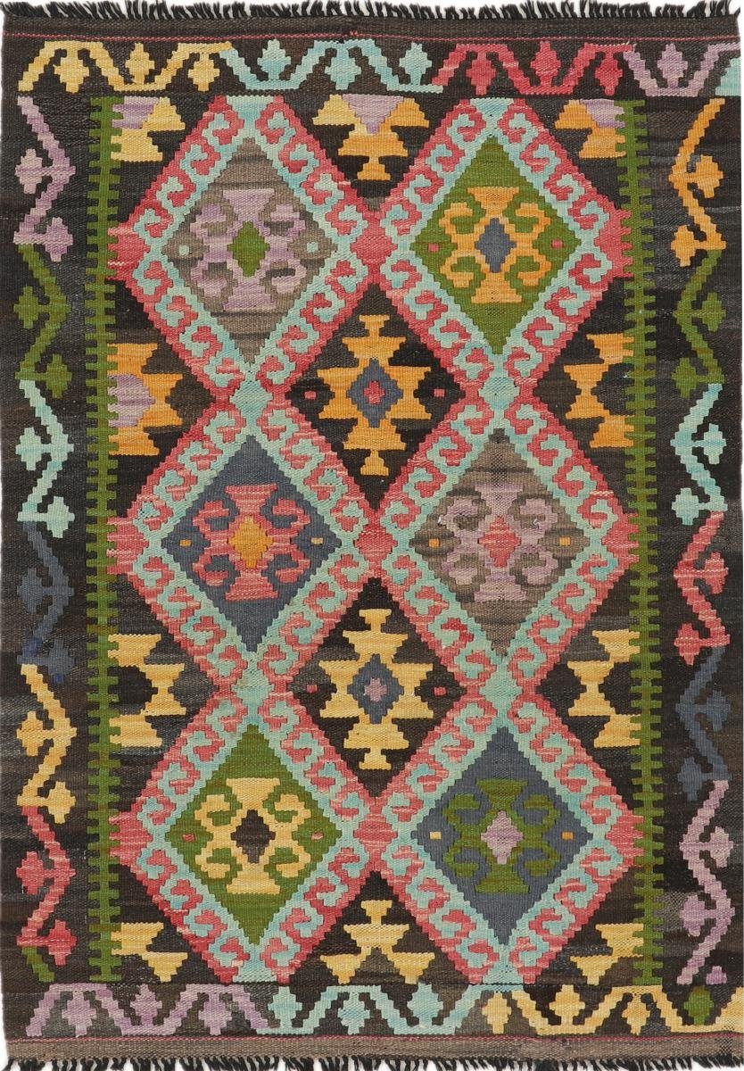 Orientteppich Kelim Afghan Heritage 86x120 Handgewebter Moderner Orientteppich, Nain Trading, rechteckig, Höhe: 3 mm