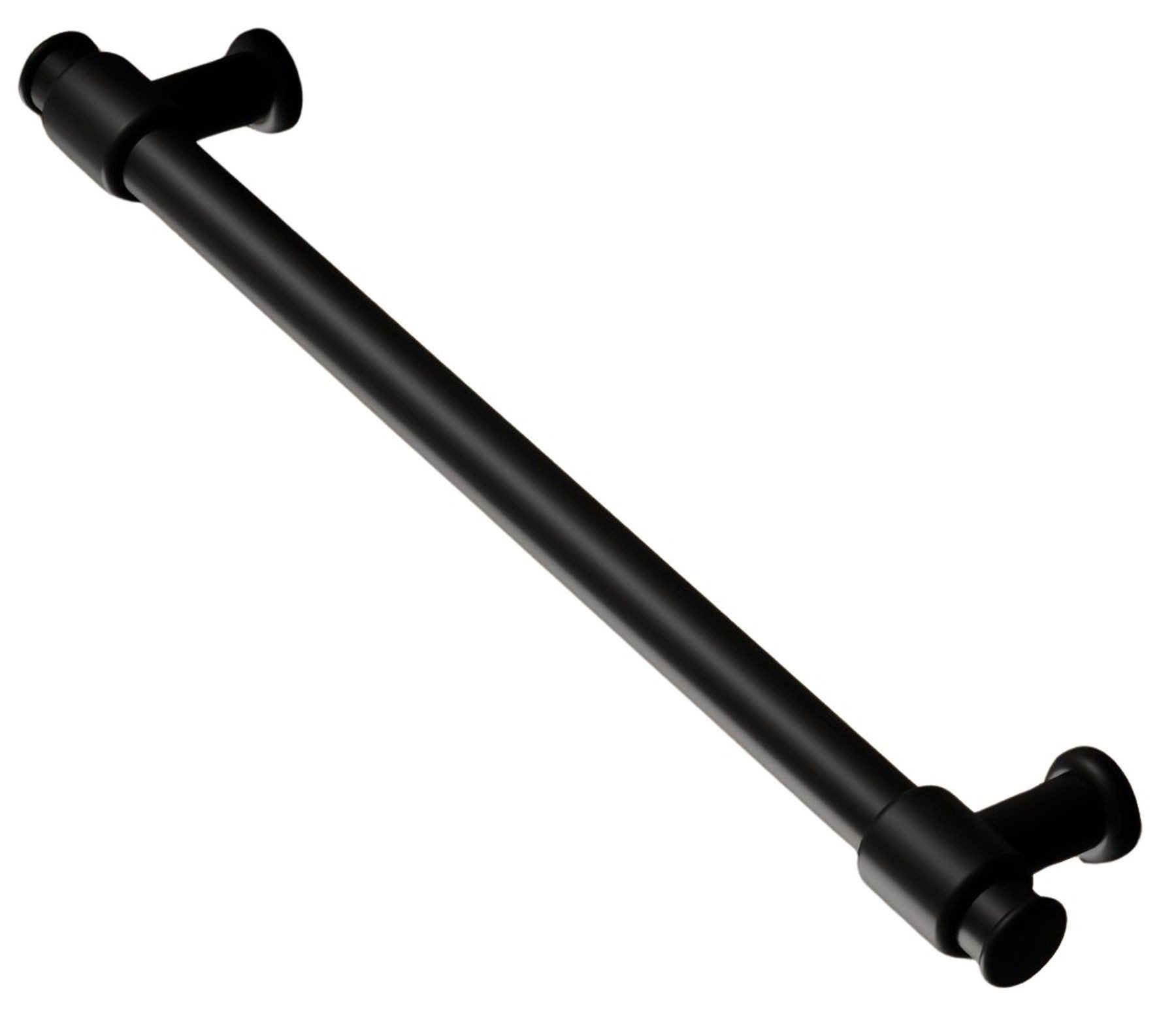 livingpoint24 Möbelgriff Möbelgriffe BA 128-320mm Küchengriffe Schwarz matt Industrie Design (1-St., 19), Modern