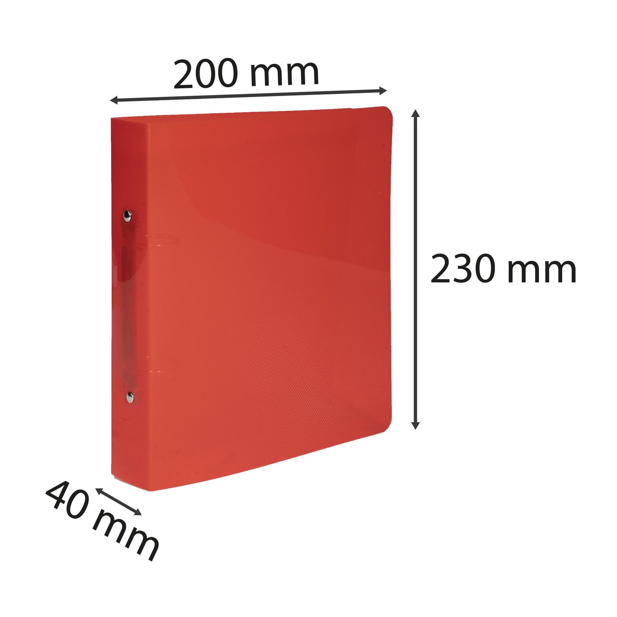 EXACOMPTA Ringbuchmappe Exacompta Ringb PP A5 Crystal 40mm 2R 5sort.