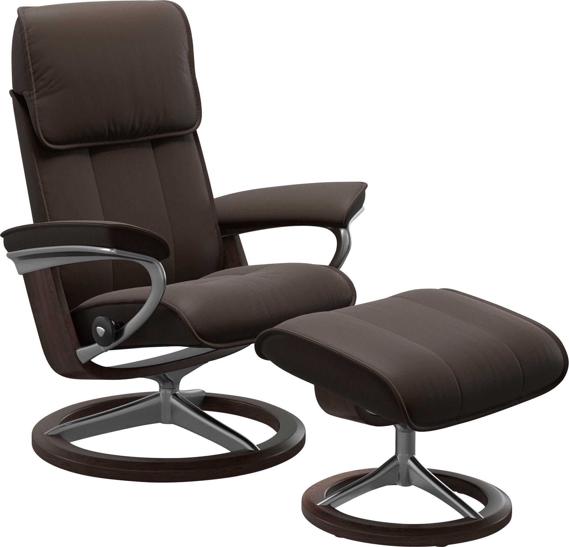 Stressless® Relaxsessel Admiral, mit Signature Base, Größe M & L, Gestell Wenge