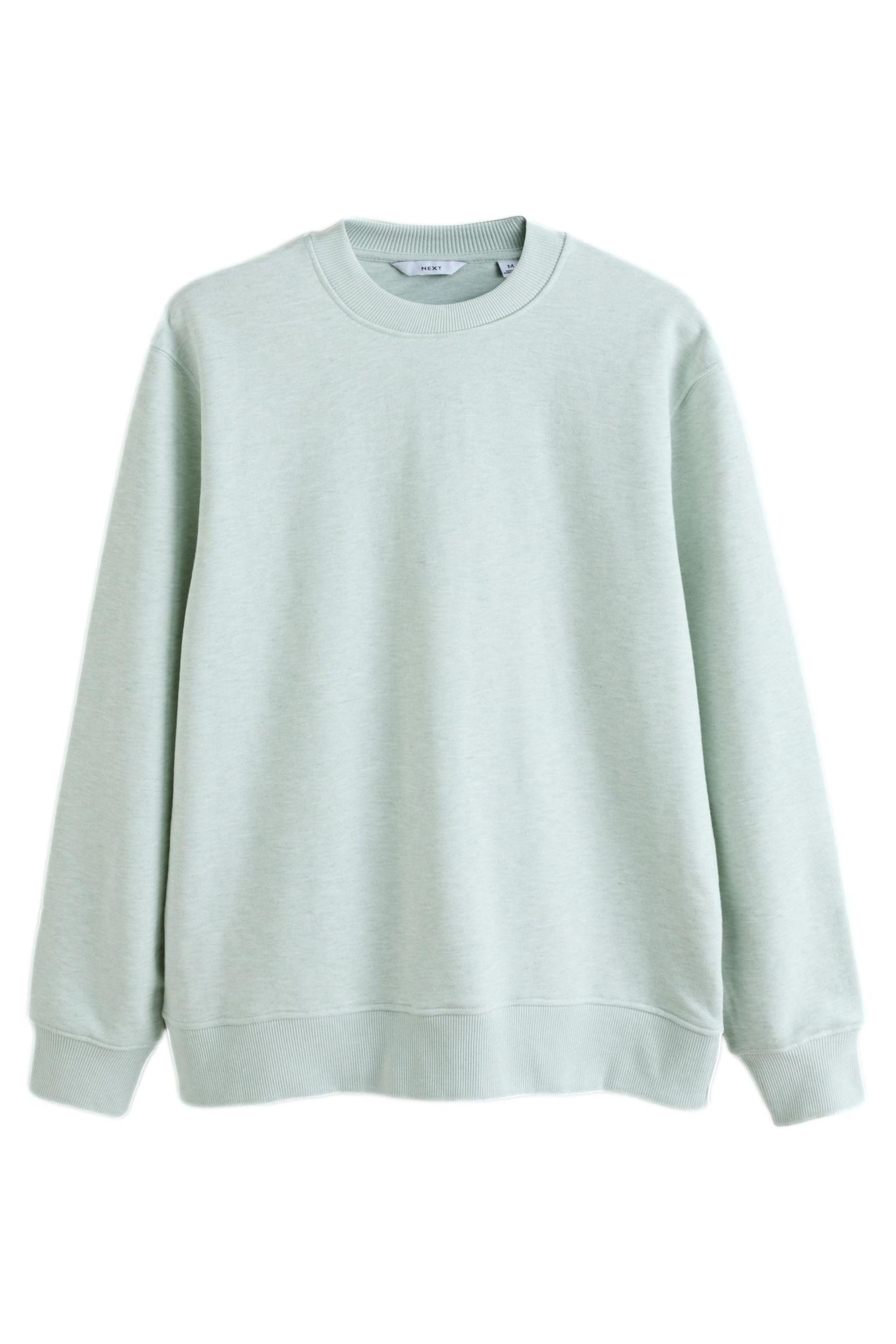 Sweater Schweres Regular Fit Rundhalssweatshirt