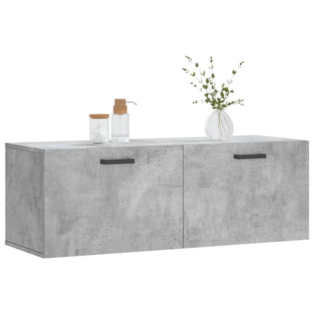 vidaXL Hängeschrank Wandschrank Betongrau 100x36,5x35 cm günstig online kaufen