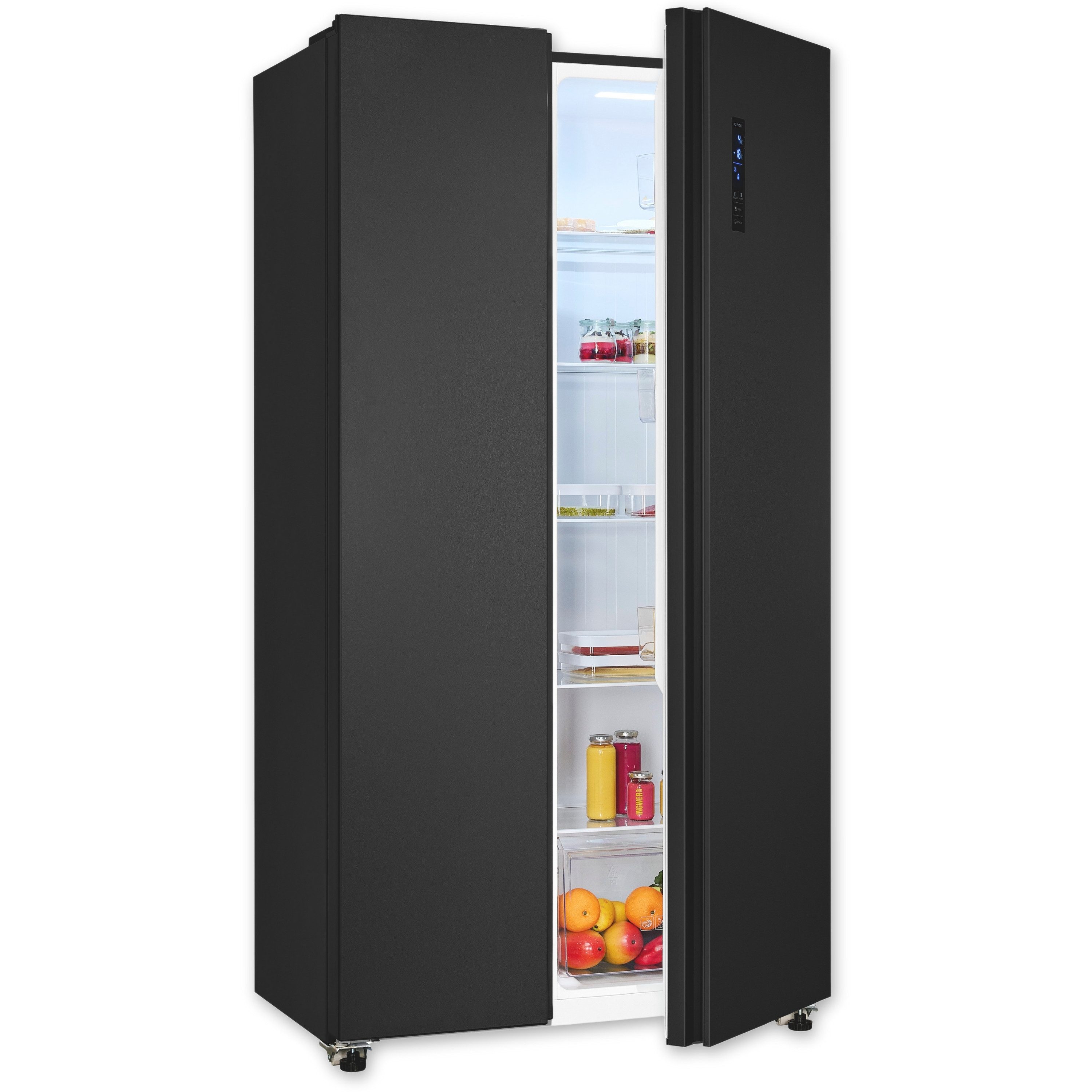 exquisit Side-by-Side SBS546-040E, 177 cm hoch, 90 cm breit, No-Frost-Technologie, LED-Beleuchtung, 4*-Gefrierfach