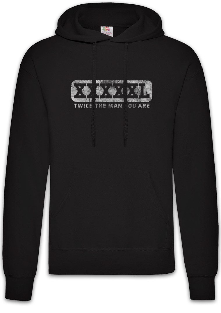 Urban Backwoods Hoodie XXXXXL Herren Hoodie Dick Dicker Stolz Übergewicht Chubby Pride Fat (1-tlg) Large Big Heavy Stout