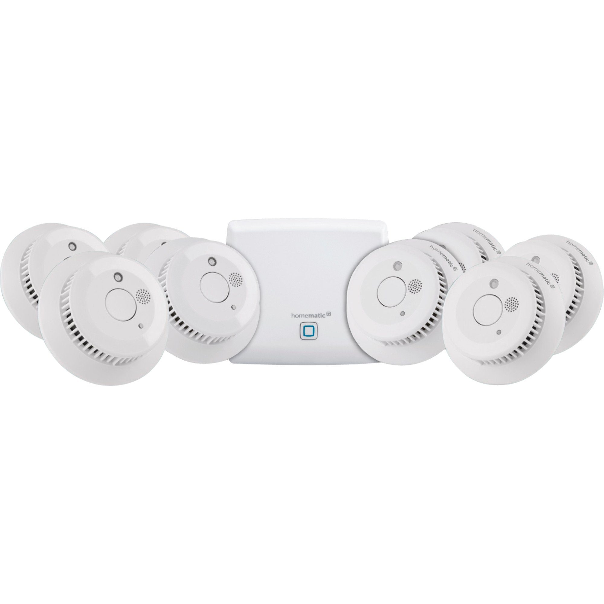 Homematic IP Starterset Rauchmelder +5 Smart-Home Starter-Set