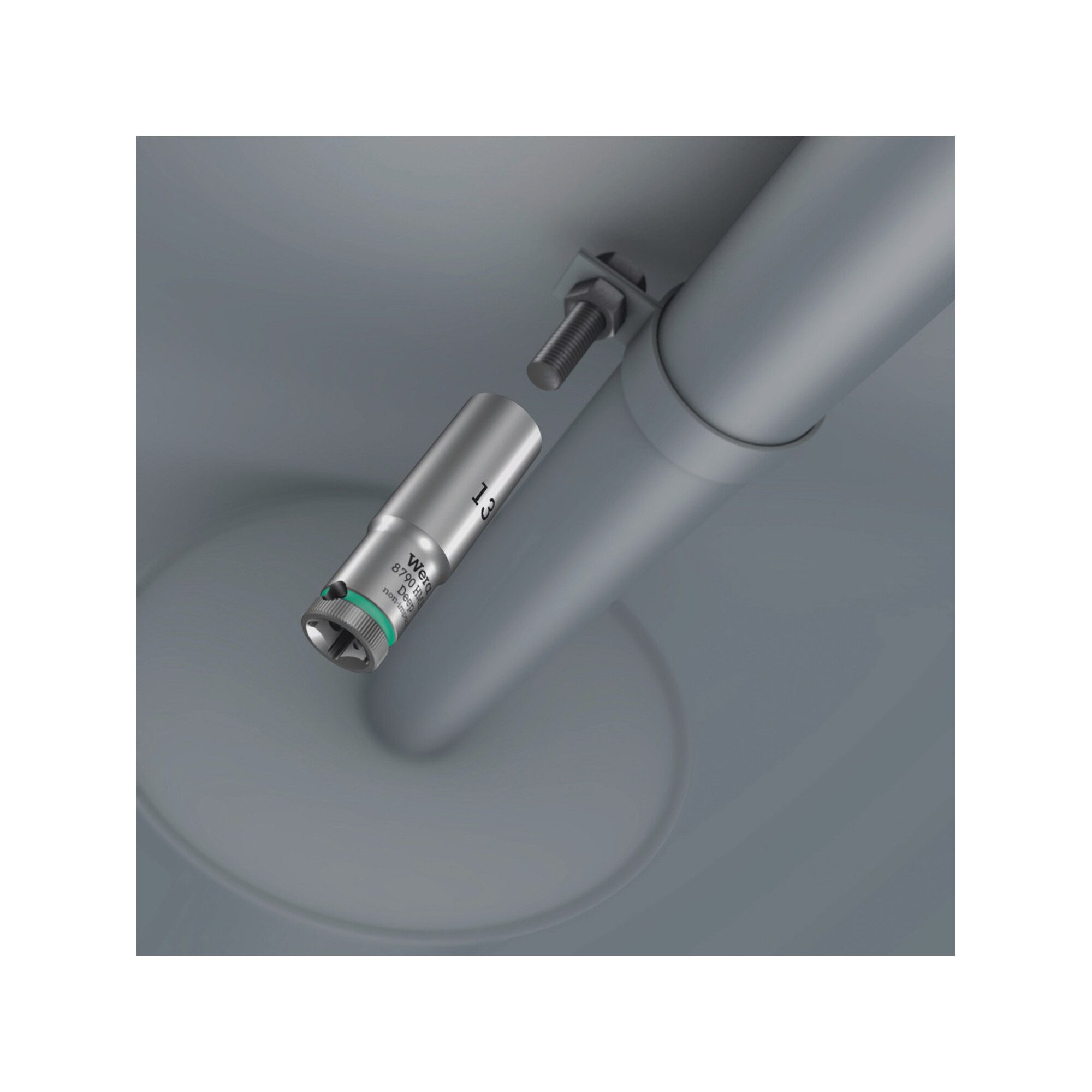 Wera Schraubendreher Wera Steckschlüsseleinsatz 8790 HMC Deep 1/2 Zoll-Antrieb, 24 x 83 mm