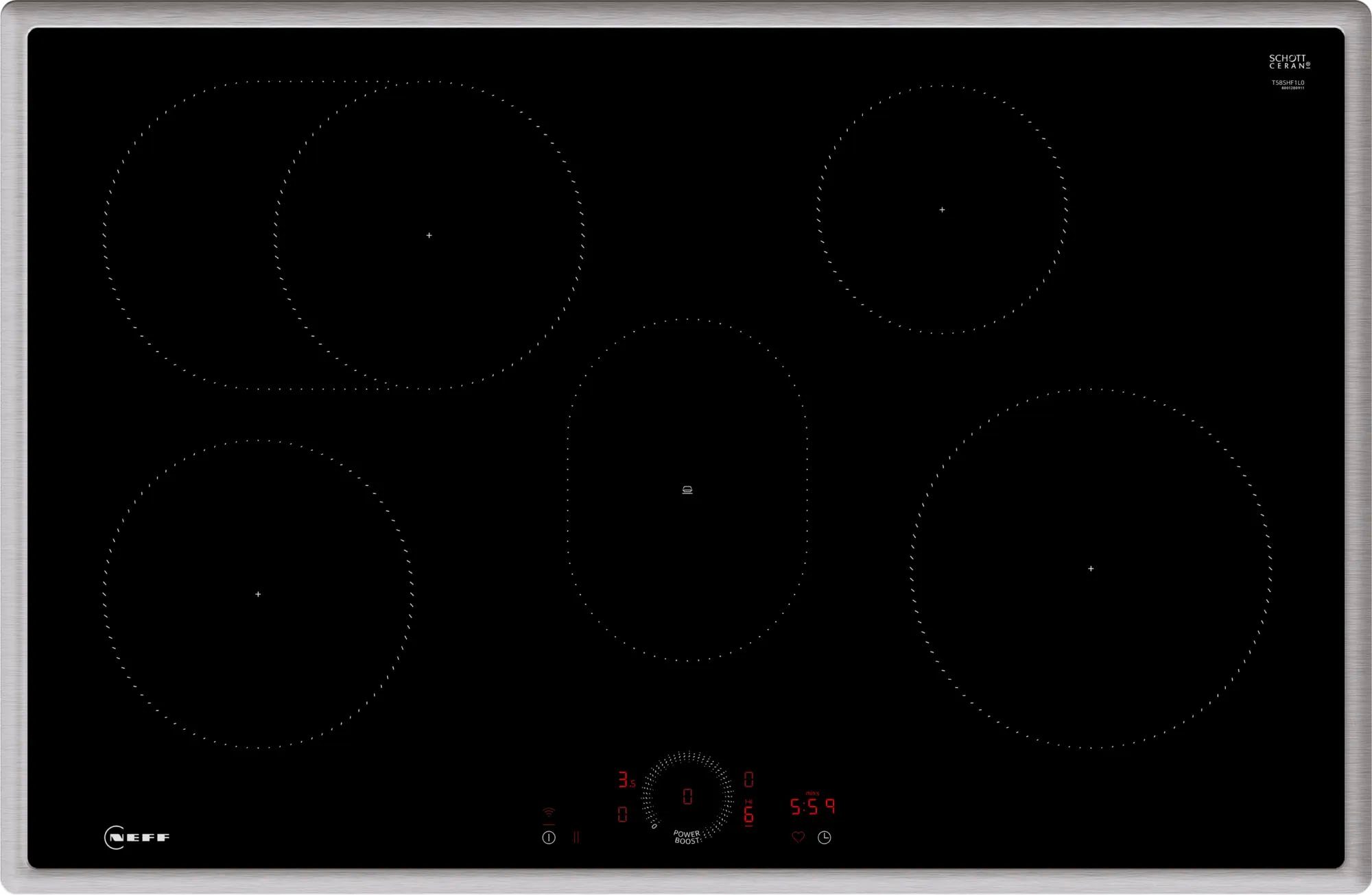 NEFF Backofen-Set N 30/N 70 BX18IB, mit Teleskopauszug nachrüstbar, Steuerung per Fingerdreh & CircoTherm® für Backen auf 3 Ebenen – Bild 4 von 5