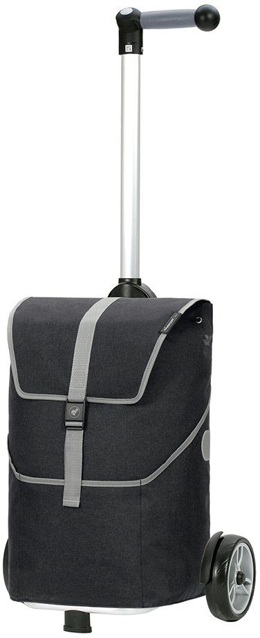 Andersen Einkaufstrolley Unus Mikkel, 36 l, inkl. 14 Liter Thermofach schwarz | Einkaufstrolleys