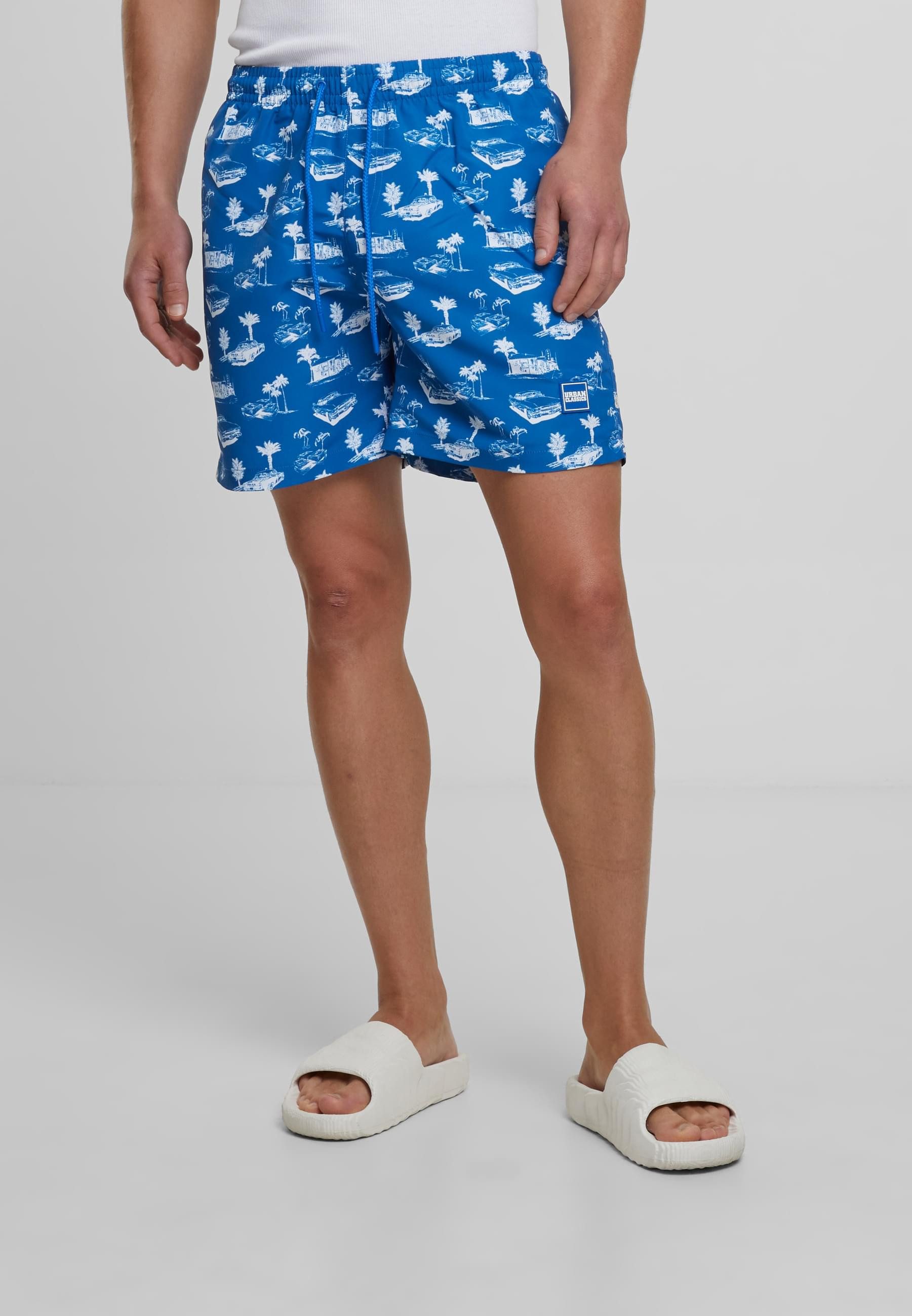 URBAN CLASSICS Badeshorts Urban Classics Herren Pattern Swim Shorts günstig online kaufen