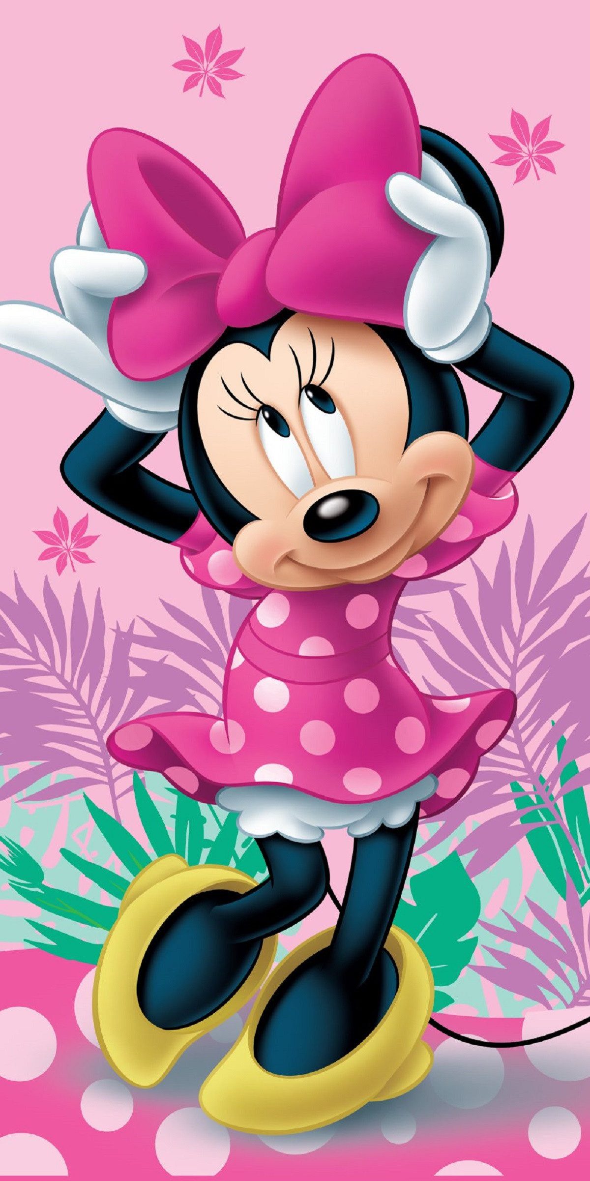 Disney Minnie Mouse Strandtuch Baumwolle Strandtuch günstig online kaufen