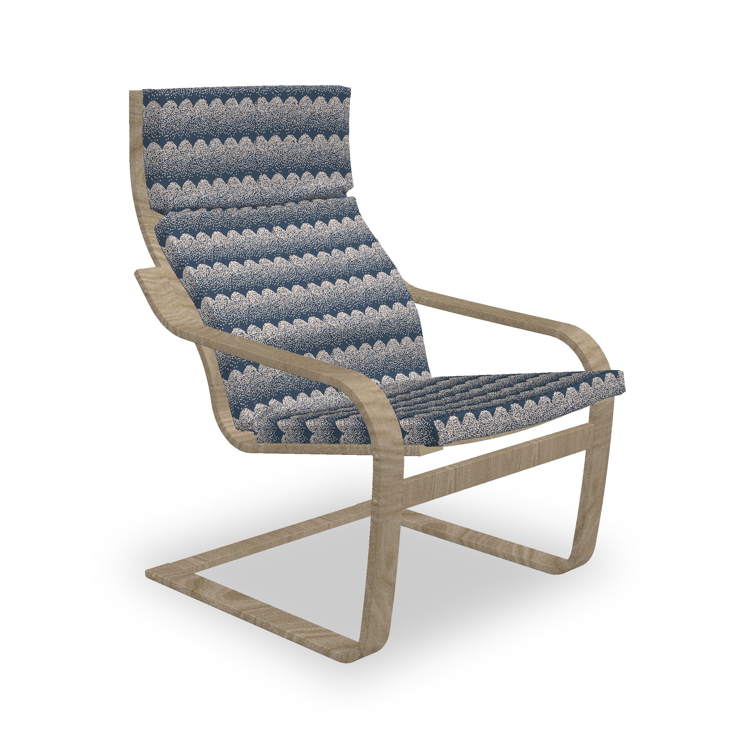 Abakuhaus Stuhlkissen Sitzkissen mit Stuhlkissen mit Hakenschlaufe und Reißverschluss, Abstrakt Moderne Punkte Motiv Forming
