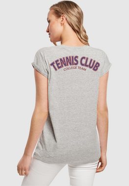 Merchcode T-Shirt Merchcode Damen Ladies College Club Extended Shoulder Tee (1-tlg)