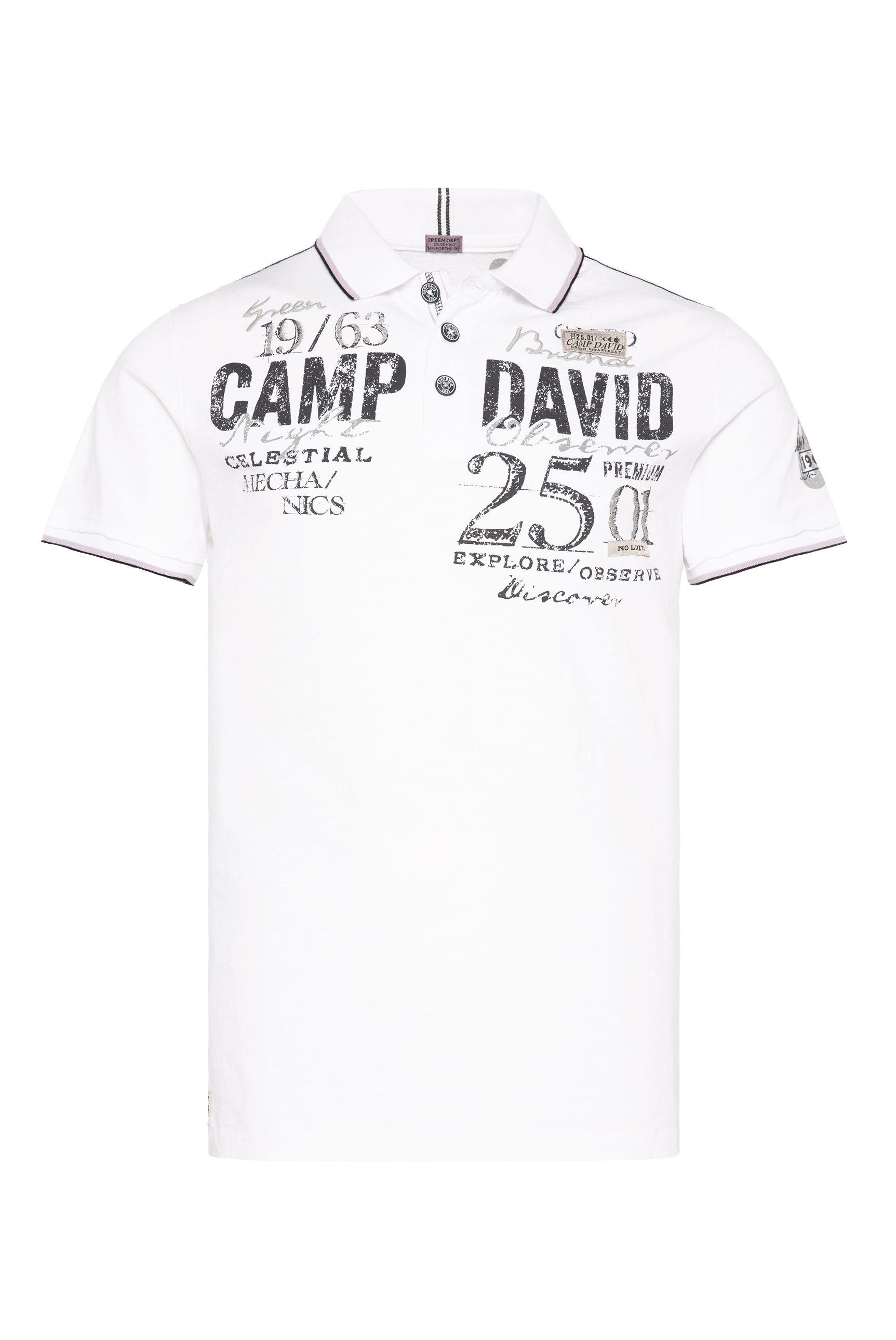 Poloshirt aus Bio-Baumwolle CAMP DAVID