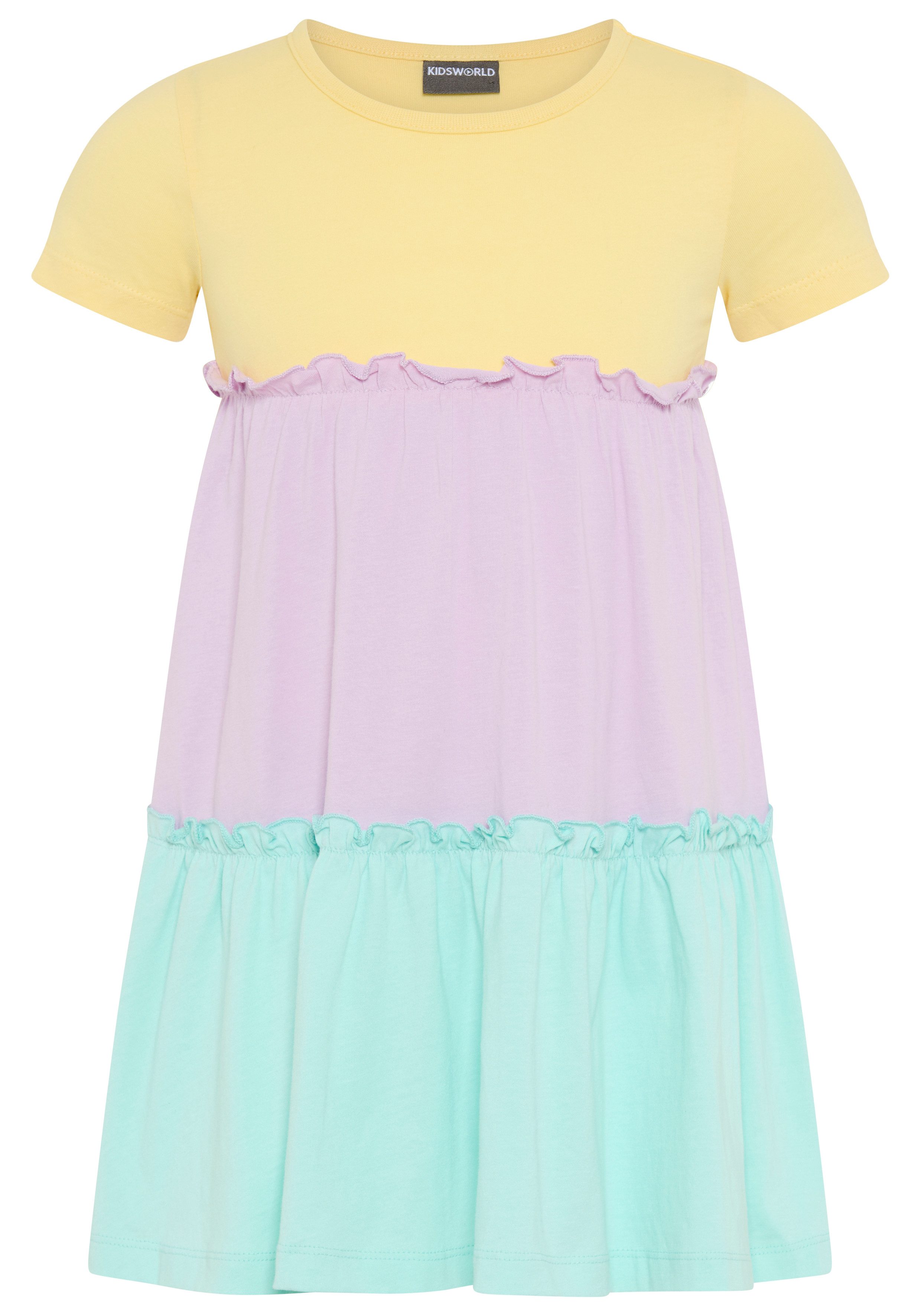 Jerseykleid - Volantkleid für kleine Mädchen