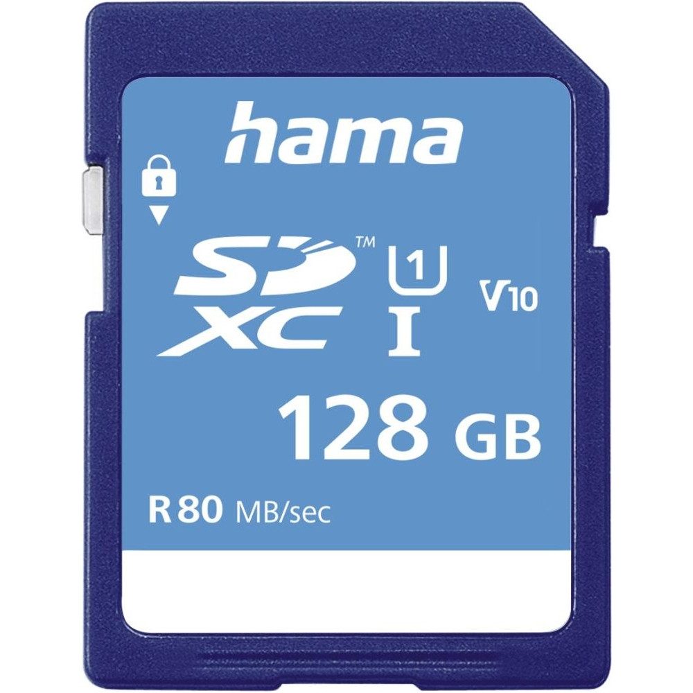 Hama SDXC (128GB) Class 10 Speicherkarte Speicherkarte