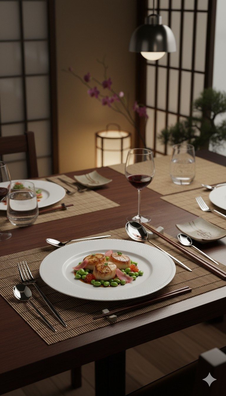 Picard & Wielpütz Solingen Besteck-Set Lotus, wahlweise als 24-, 30- oder 60-teiliges Set erhältlich (24-tlg), 6 Personen, Chromnickelstahl 18/10, modernes und außergewöhnliches Design