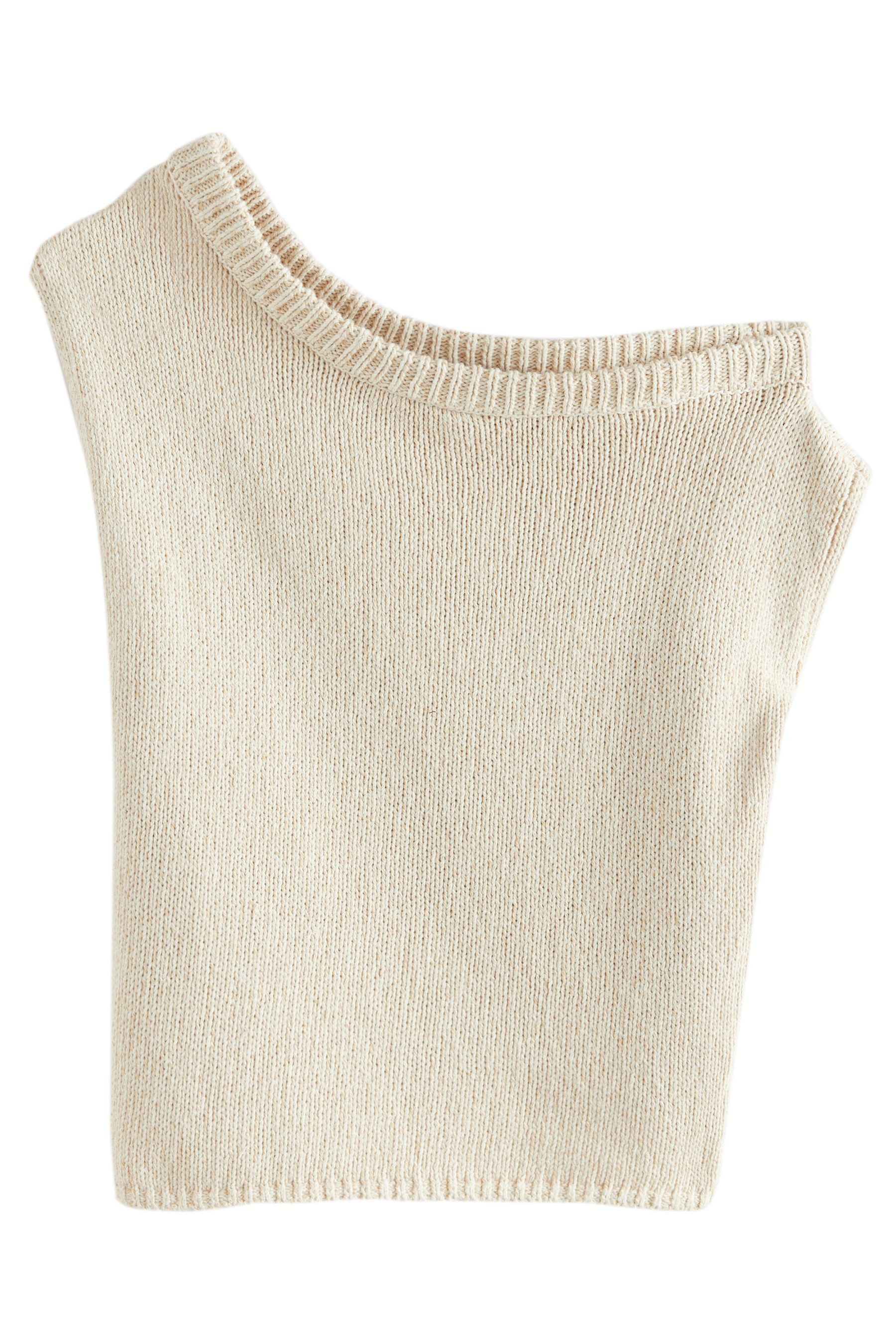 Next Strickpullover Asymmetrisches schulterfreies Strick-Top (1-tlg) günstig online kaufen
