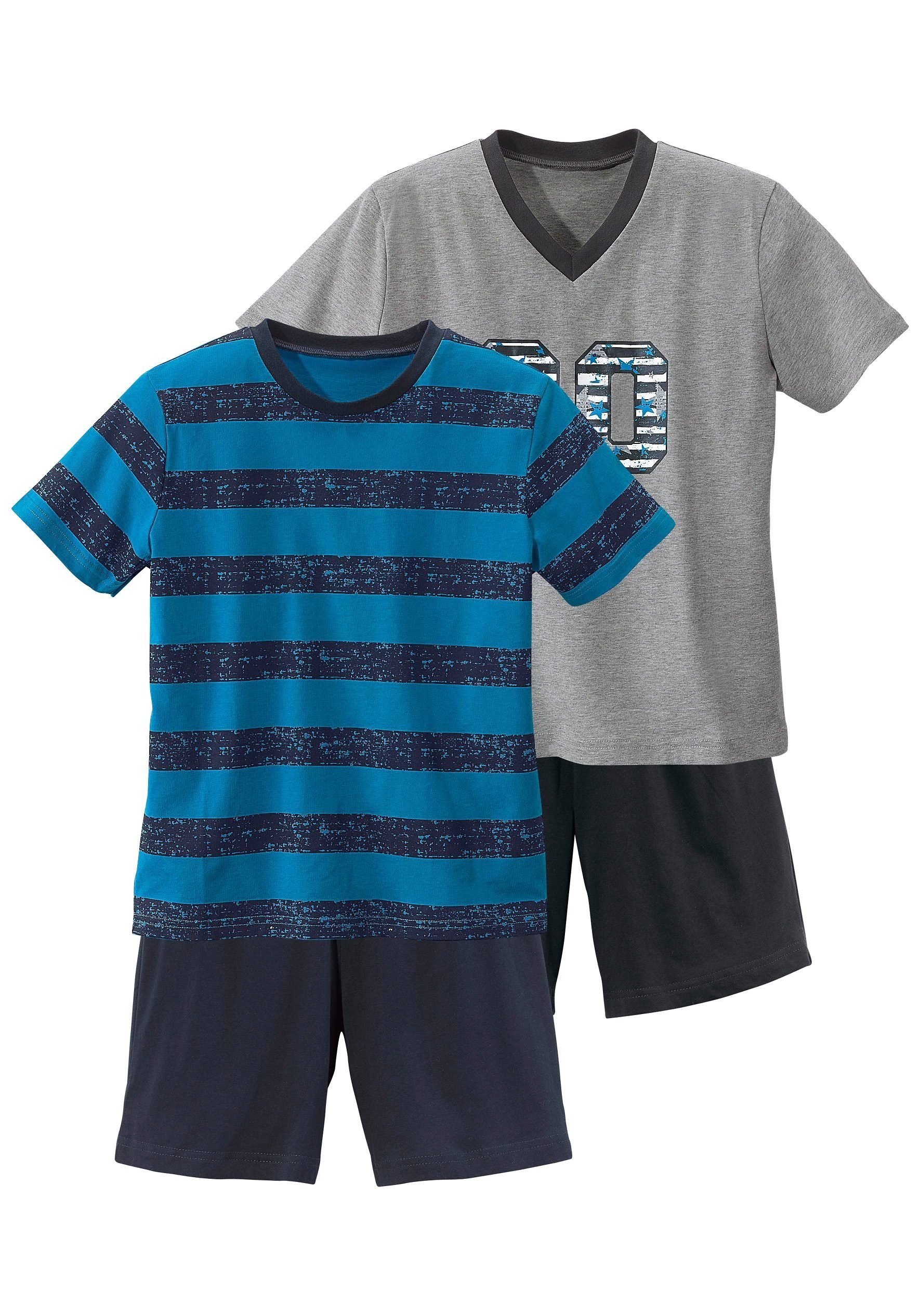 AUTHENTIC LE JOGGER Pyjama (4 tlg., günstig online kaufen