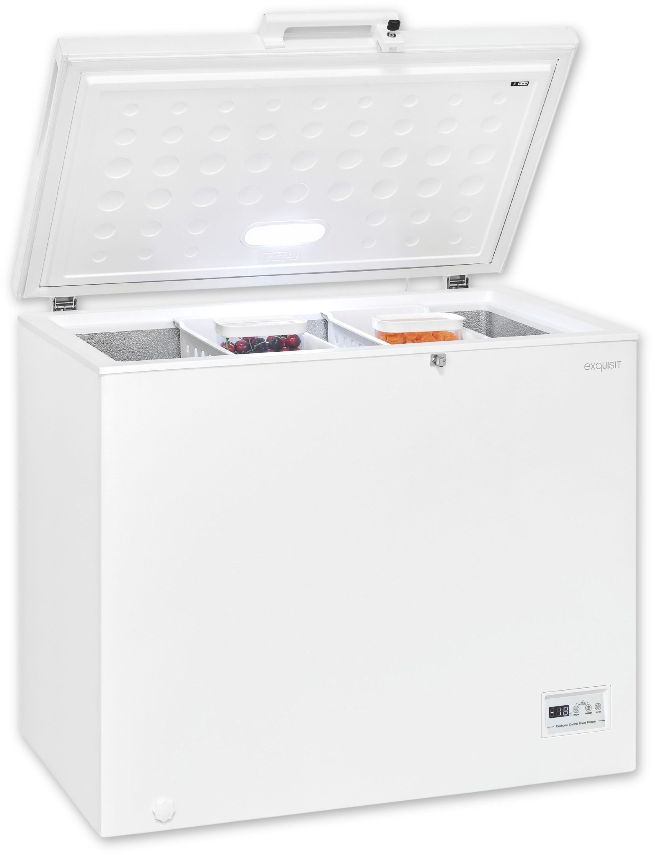 exquisit Gefriertruhe GT250-HE-040D, 95,5 cm breit, 246 l