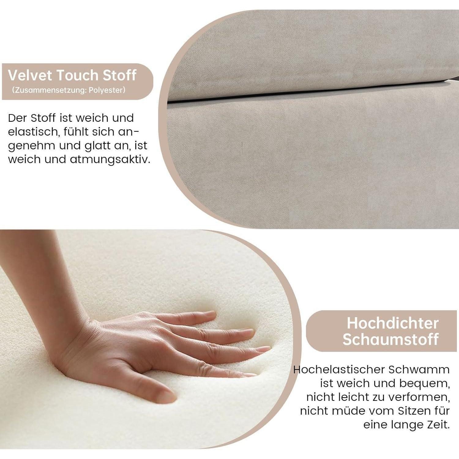 LuxusKollektion Ottomane Ottomane Hocker Stauraum Deckel Sitzhocker 70T x 86B x 45H cm