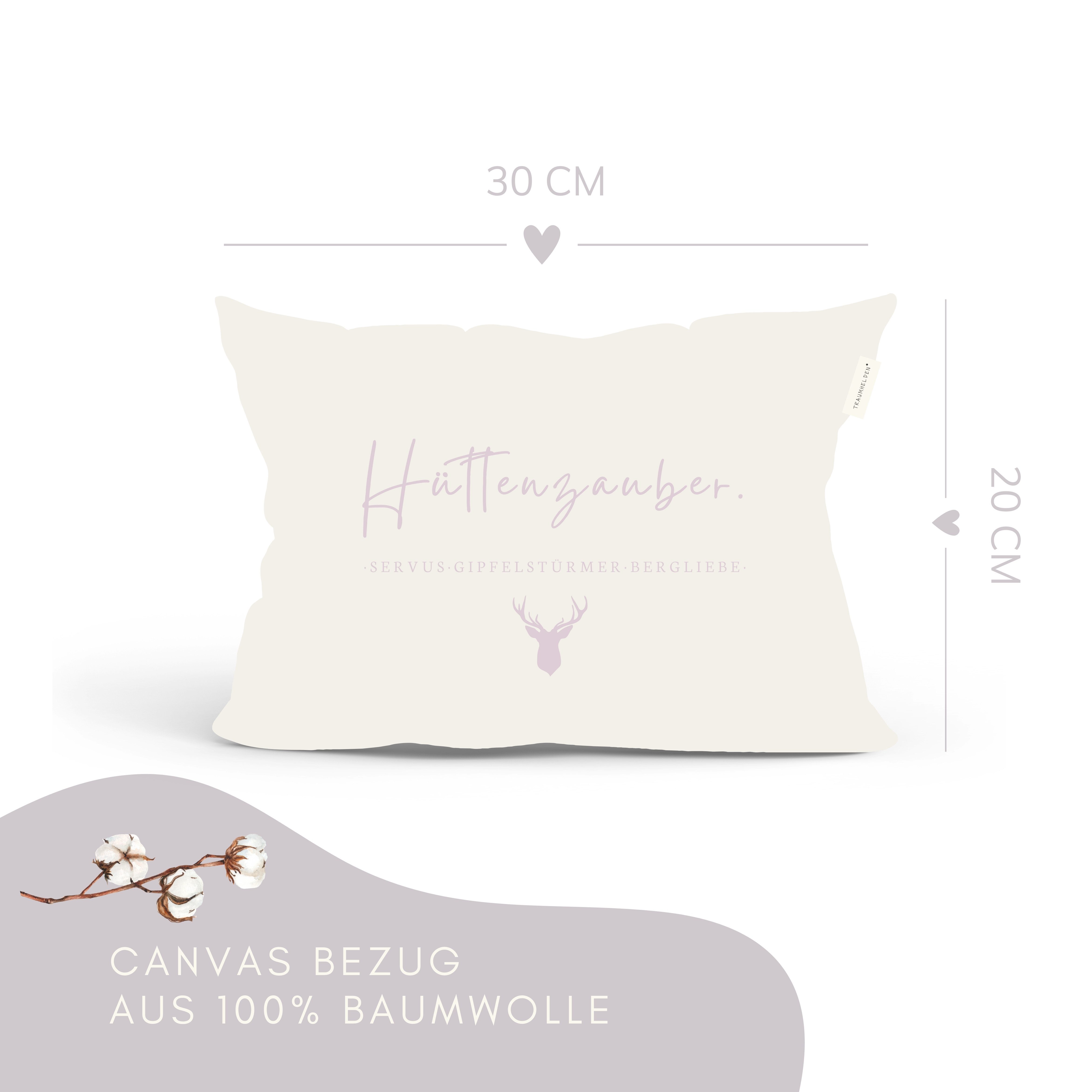 MTOnlinehandel Dekokissen TRAUMHELDEN Duftkissen Minze/ Salbei 30x20 cm, Hausmittel, Erkältung, Geschenk für Frauen und Männer