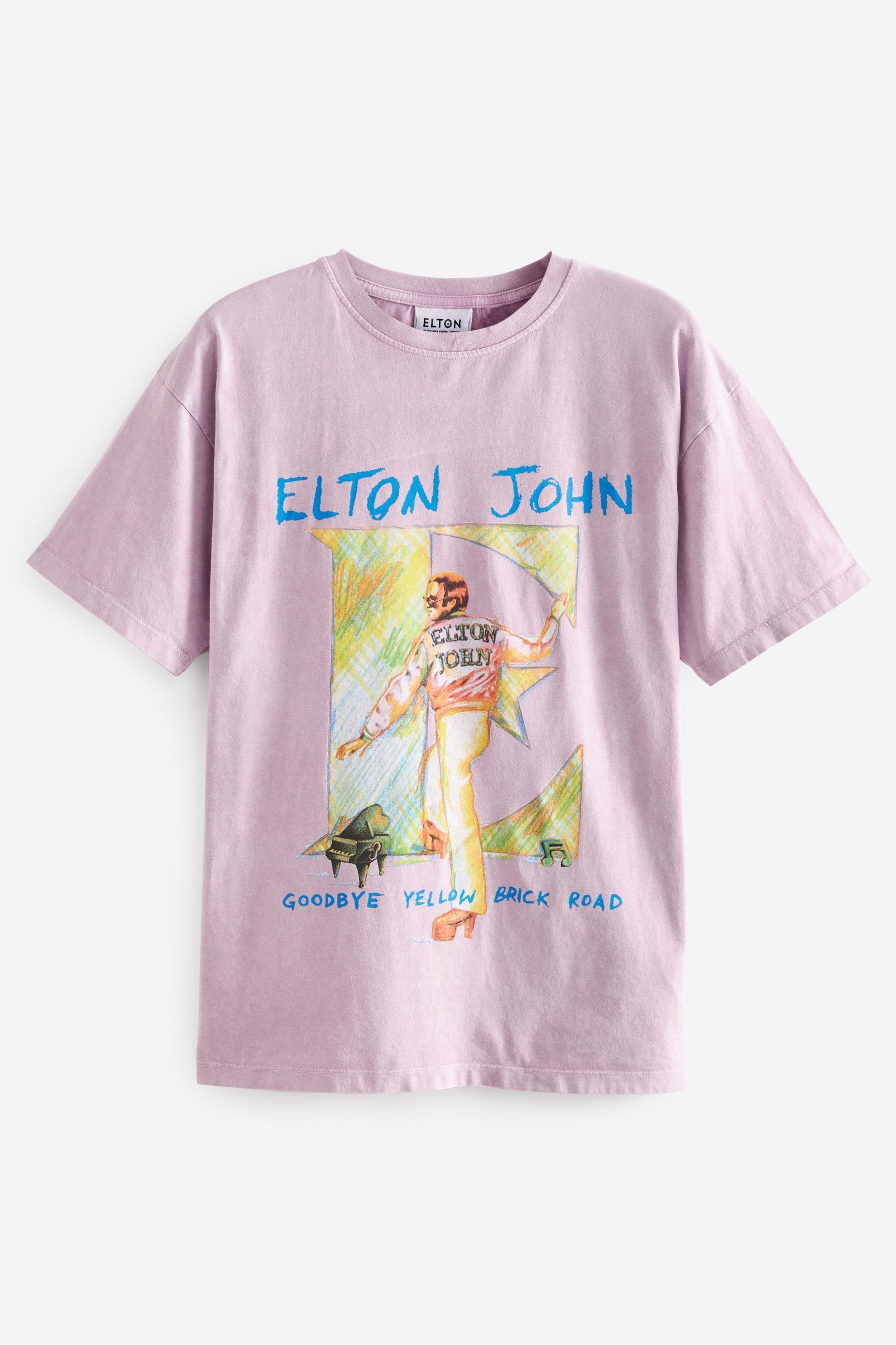 Next T-Shirt Offizielles T-Shirt mit Elton-John-Grafik (1-tlg)
