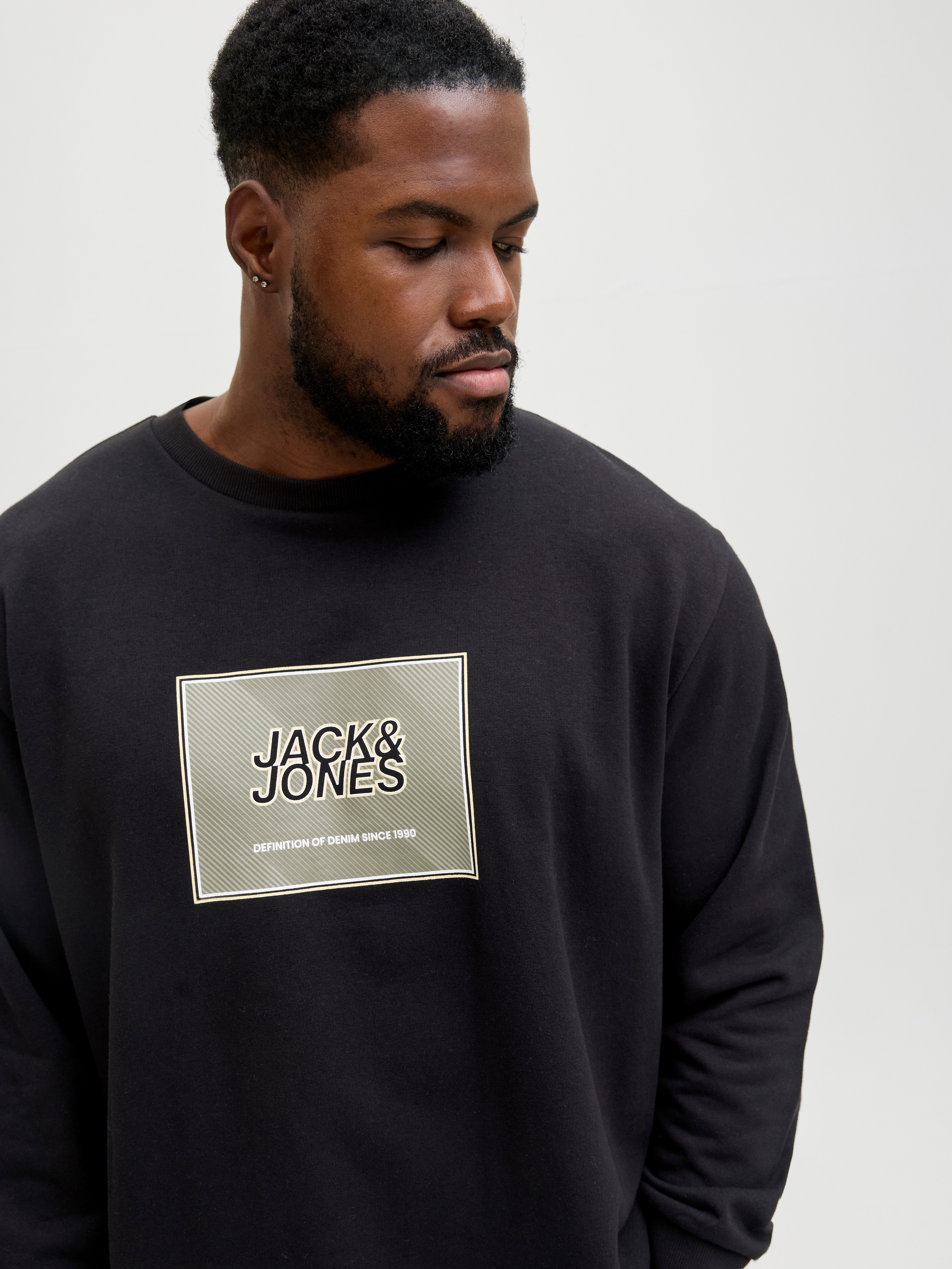 Jack & Jones PlusSize Sweatshirt JJRAIN SWEAT CREWNECK PLS günstig online kaufen