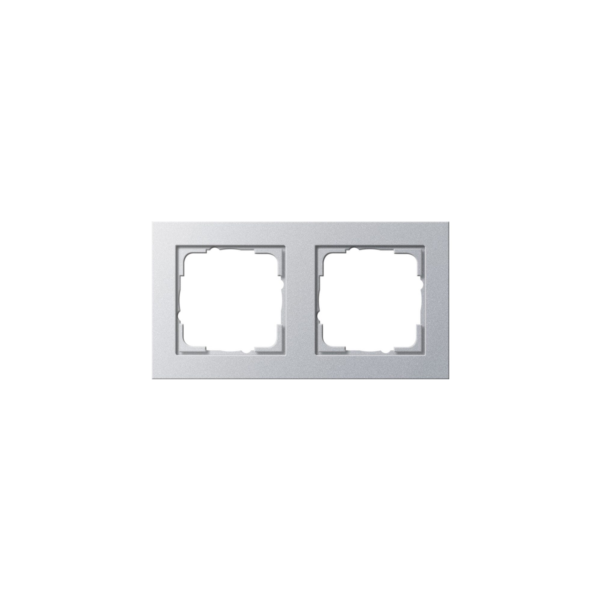 GIRA Gira Abdeckrahmen 2f.alu E2 021225 Installationskabel