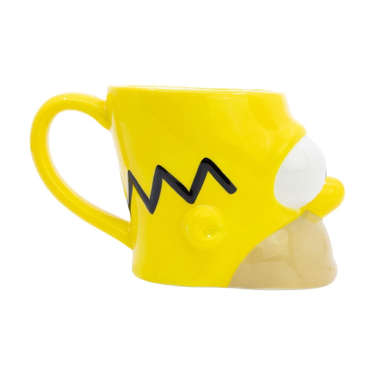 The Simpsons Tasse Homer Keramikbecher 3D Design in Box für Alltag und Freizeit, Keramik
