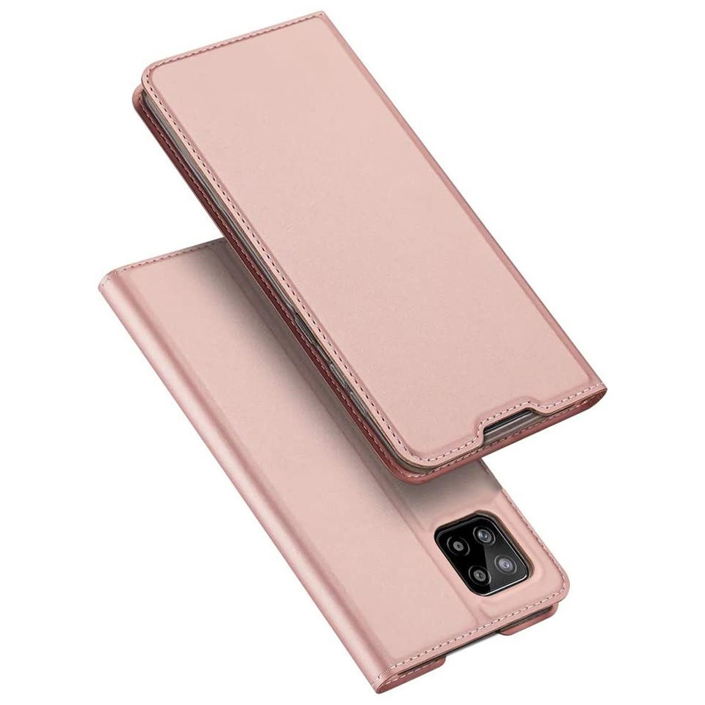 CoolGadget Handyhülle Magnet Case Handy Tasche für Samsung Galaxy A22 5G 6,6 Zoll, Hülle Klapphülle Ultra Slim Flip Cover für Samsung A22 5G Schutzhülle