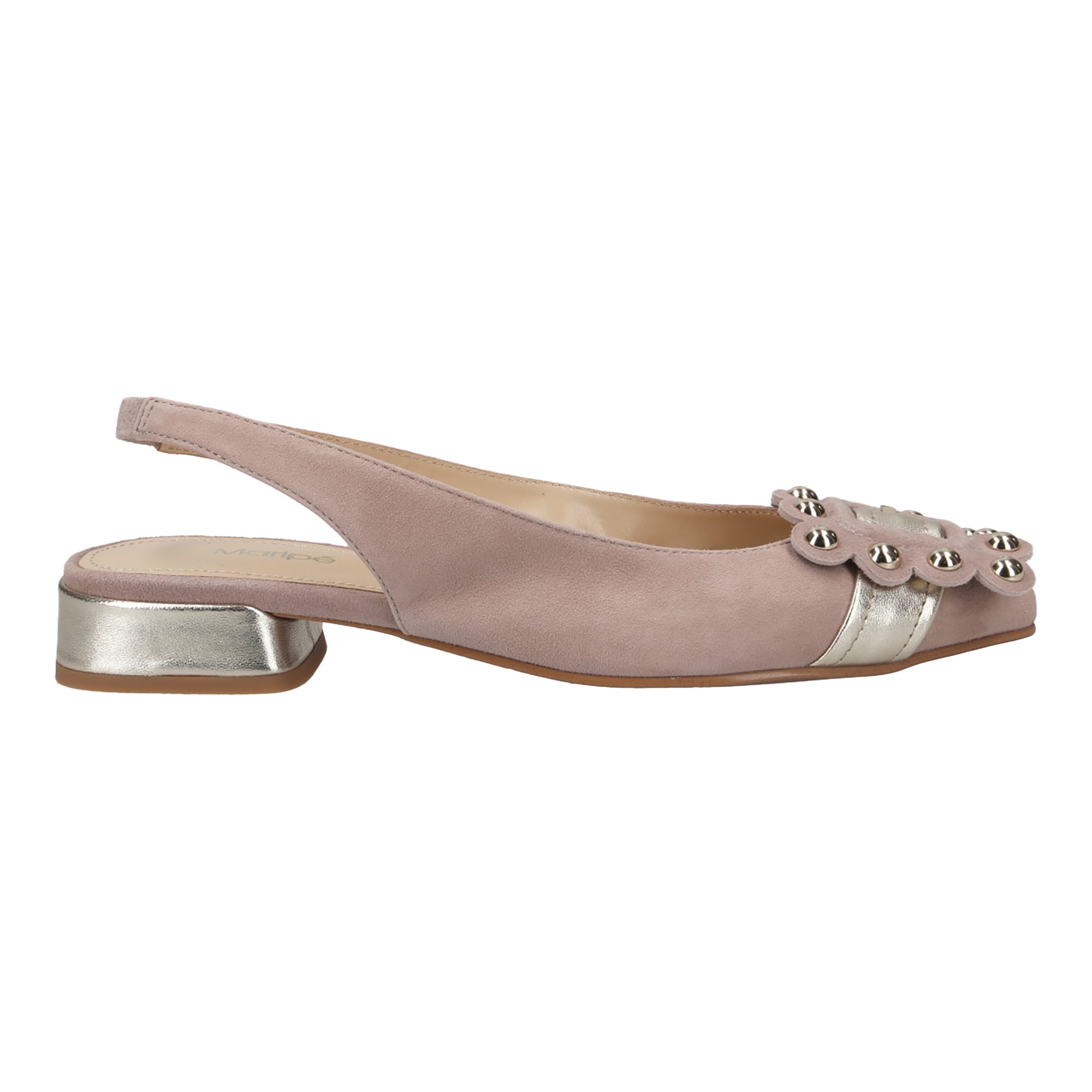 Maripé Maripé MONICA V.2 FLUX, С открытым носком & Босоножки, Beige / Gold, Damen Peeptoepumps